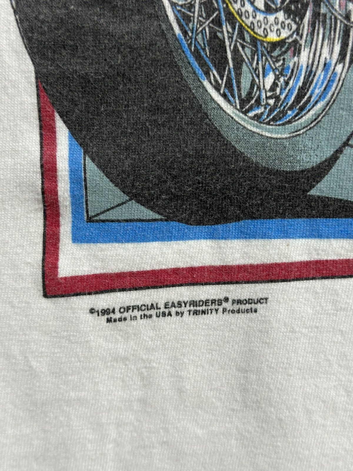 Hanes Vintage 90s Easy Riders Nekad Girl Cafe Faded Tee Size US XL / EU 56 / 4 - 2 Thumbnail