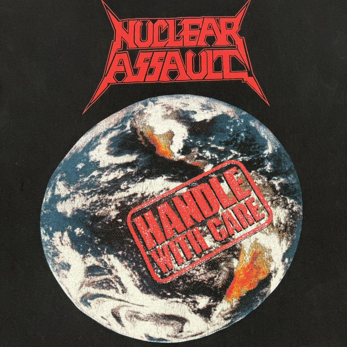 Band Tees Vintage 2003 Nuclear Assault ‘Handle with Care’ Euro T Shirt Size US XL / EU 56 / 4 - 4 Thumbnail