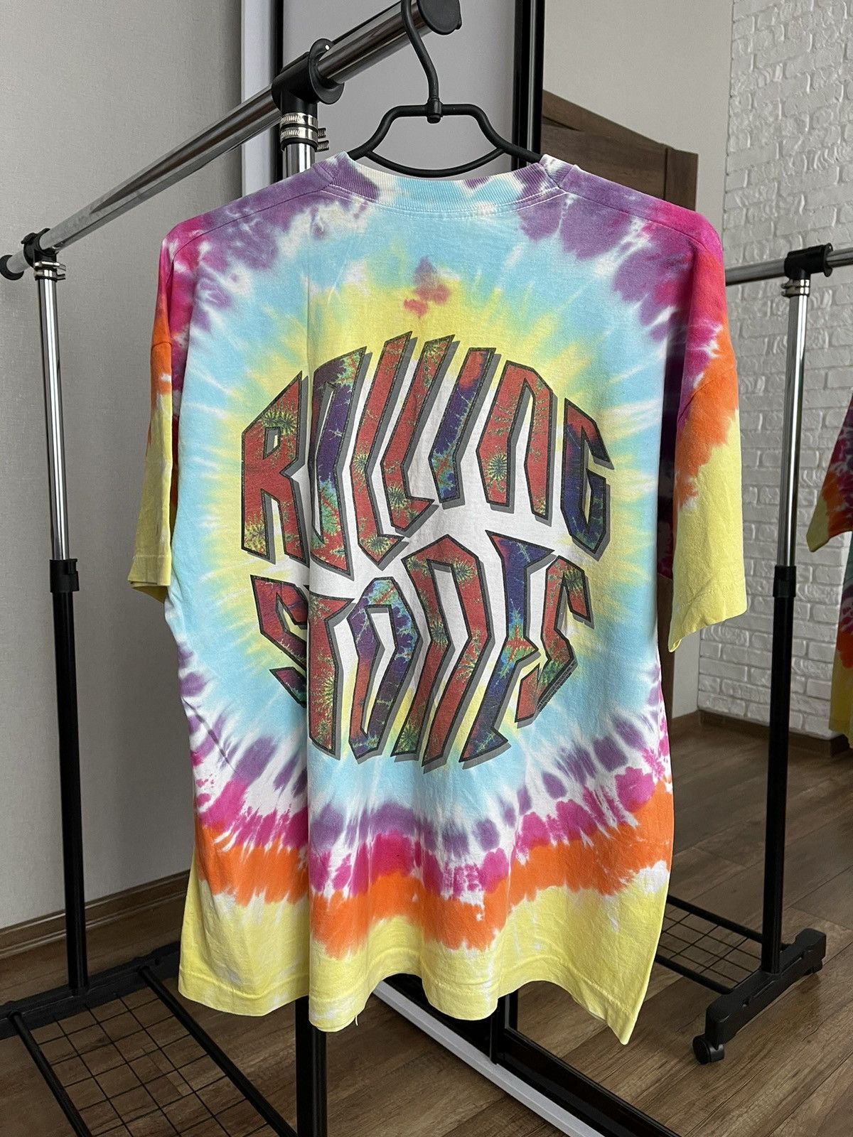 Band Tees 1994 The Rolling Stones Vintage Psychedelic T-Shirt Tee Band Size US XL / EU 56 / 4 - 10 Thumbnail