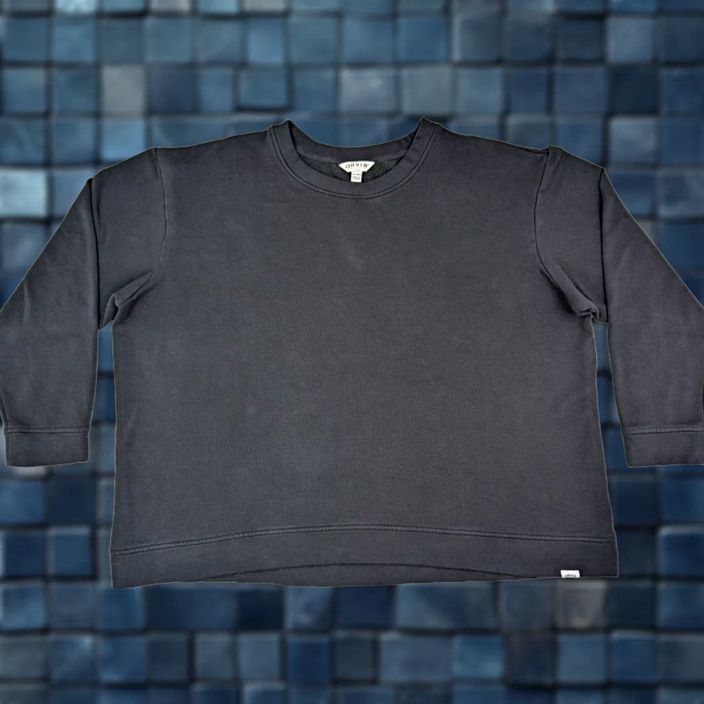Orvis Orvis Modal Blend Pullover Lightweight Sweater Men 2XL Crew Neck Black Solid Knit All Seasons Size US XXL / EU 58 / 5 - 1 Thumbnail
