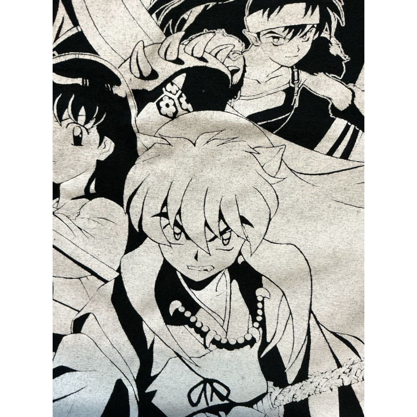 Vintage VINTAGE Inuyasha Sunrise 2009 Anime Manga Black Graphic Short Sleeve Crewneck T-Shirt XL Mens Size US XL / EU 56 / 4 - 7 Thumbnail