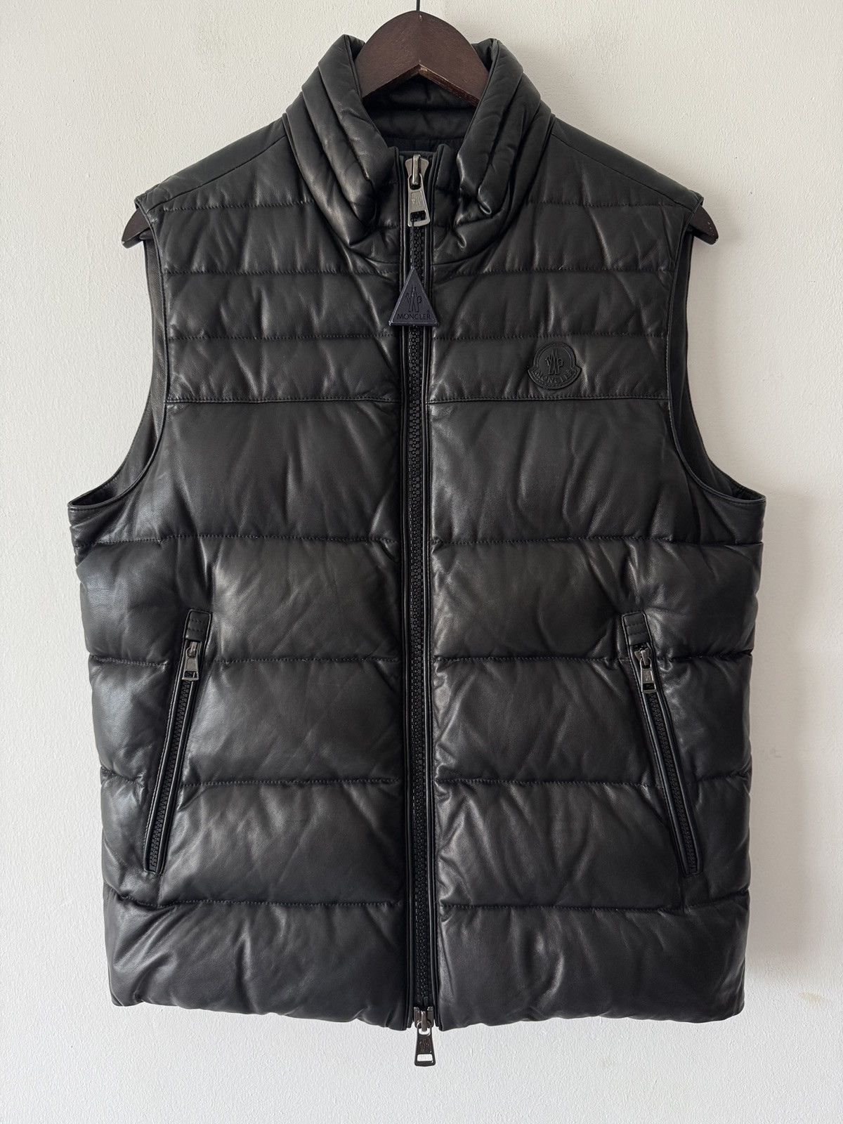 Moncler 🔥🔥🔥 Moncler Dupres Leather Vest Size US M / EU 48-50 / 2 - 1 Thumbnail