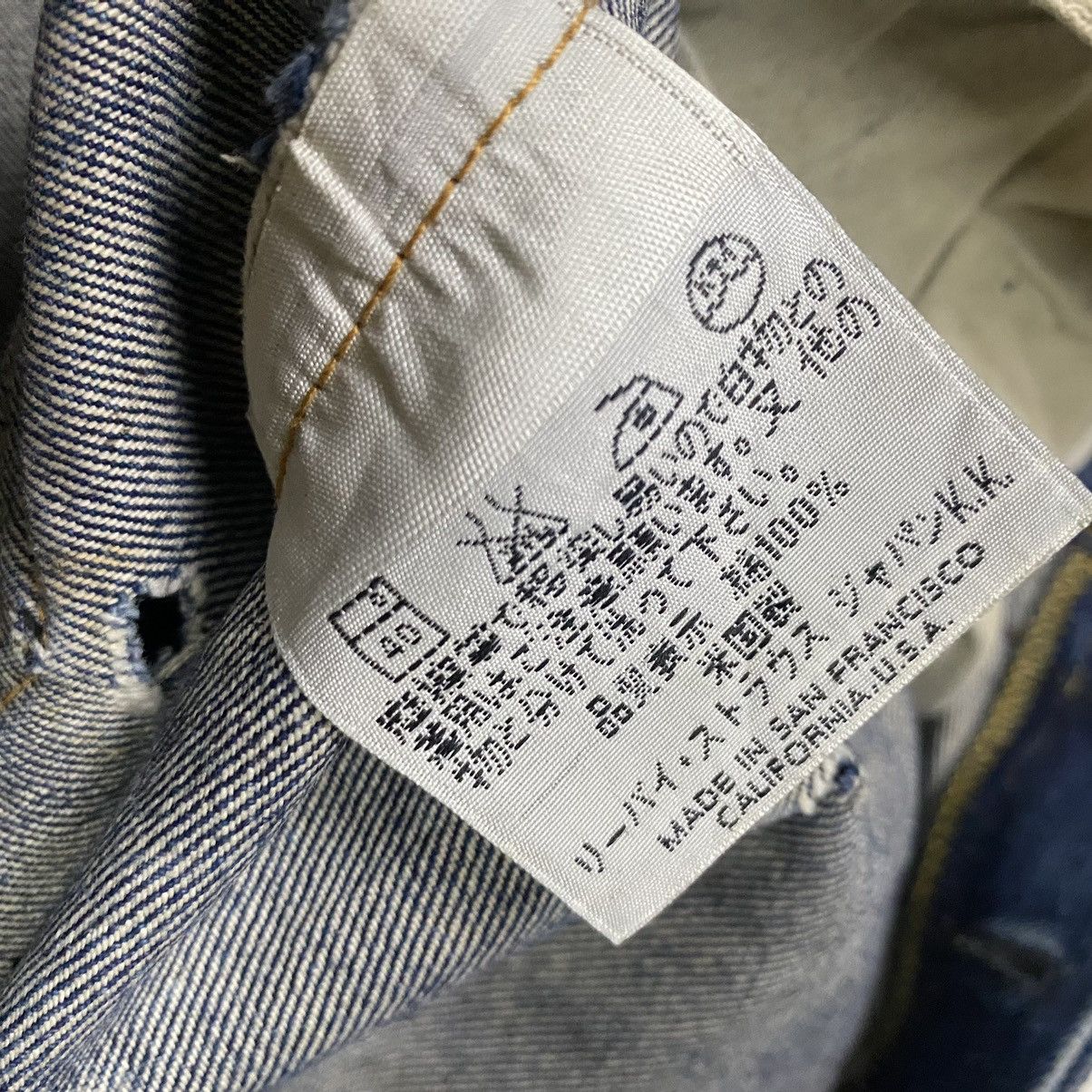Levi's Levis Selvedge 501XX Big E Vintage distressed Size US 33 - 21 Thumbnail