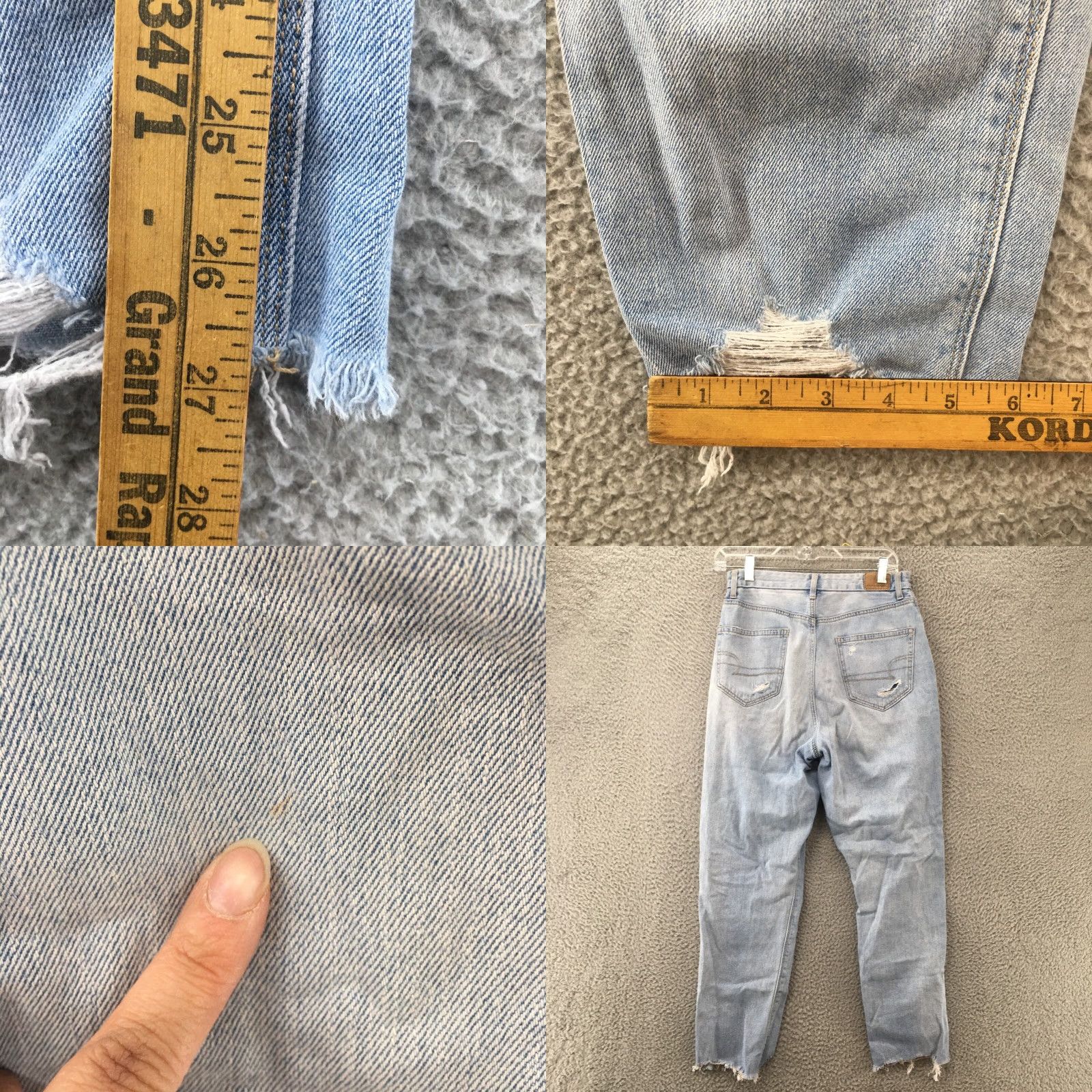 American Eagle Outfitters American Eagle Outfitters Jeans Womens 6 Regular 28x27 Blue High Waist Mom Jeans Size 28" / US 6 / IT 42 - 8 Thumbnail