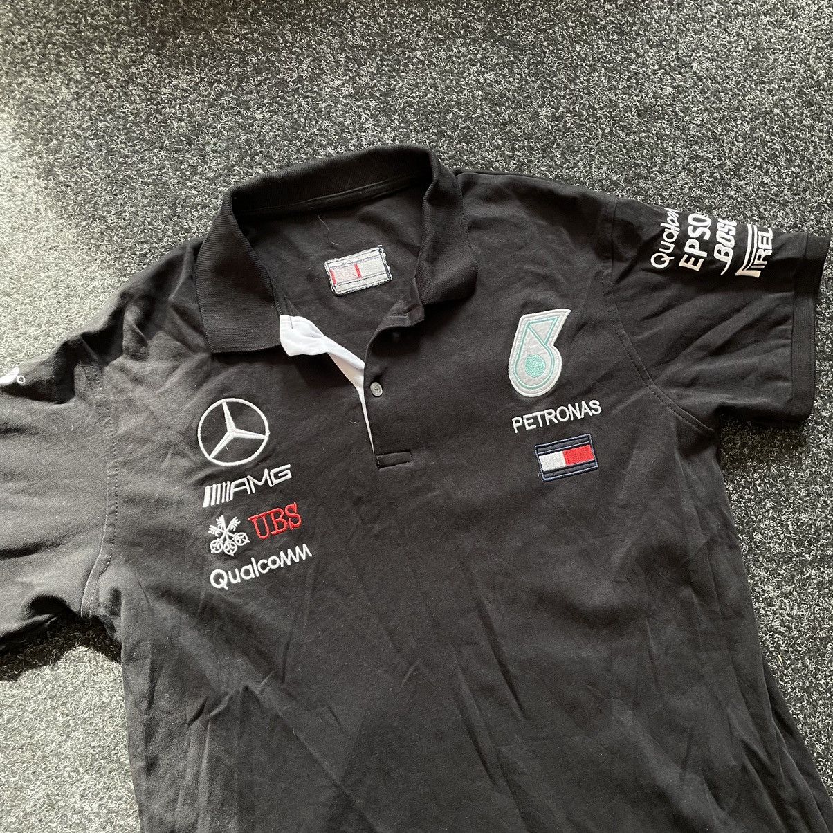 Mercedes-Benz × Vintage Mercedes Benz y2k polo moto tee shirt petronas tommy Size US S / EU 44-46 / 1 - 2 Thumbnail
