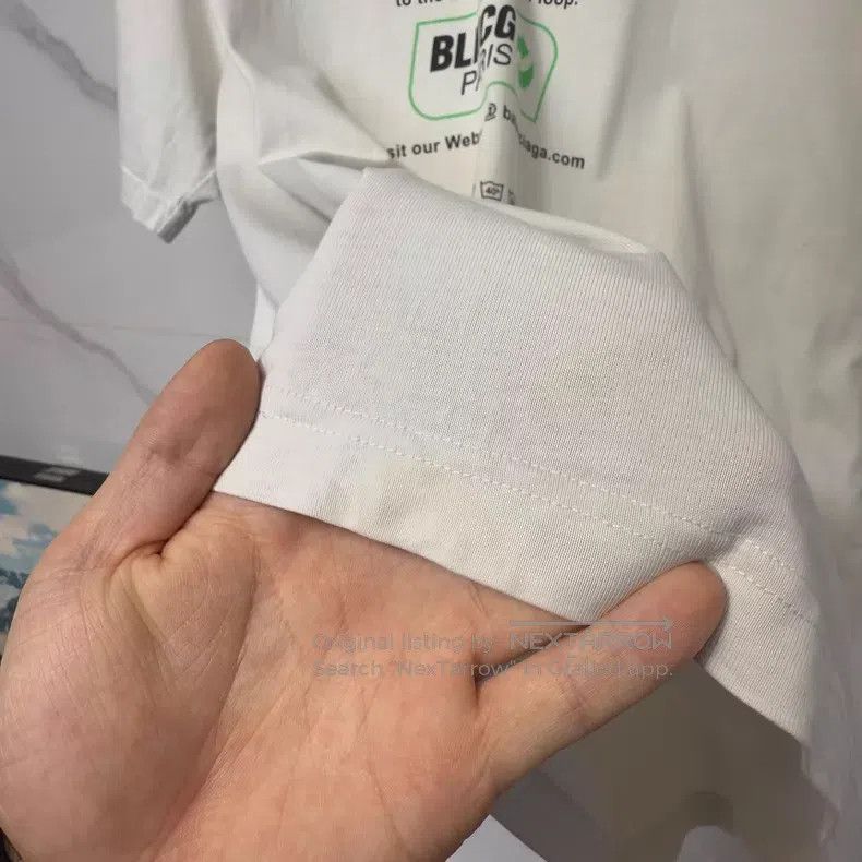 Balenciaga Balenciaga Off-White Short Sleeve Size US XXS / EU 40 - 7 Thumbnail