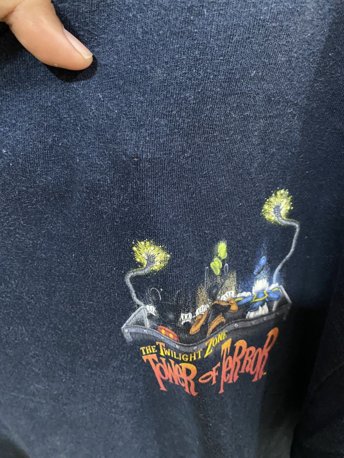 Disney Tshirt vintage disney 90’s the twilight zone tower of terror Size US XL / EU 56 / 4 - 8 Thumbnail
