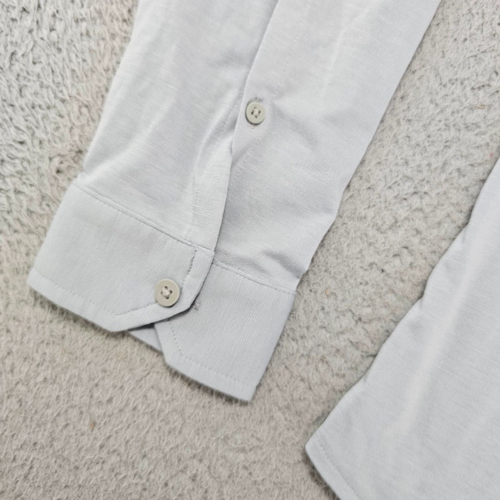 Vintage FLX Button-Up Shirt Men’s Small Gray Long Sleeve Collared Stretch Shirt Size US S / EU 44-46 / 1 - 5 Thumbnail