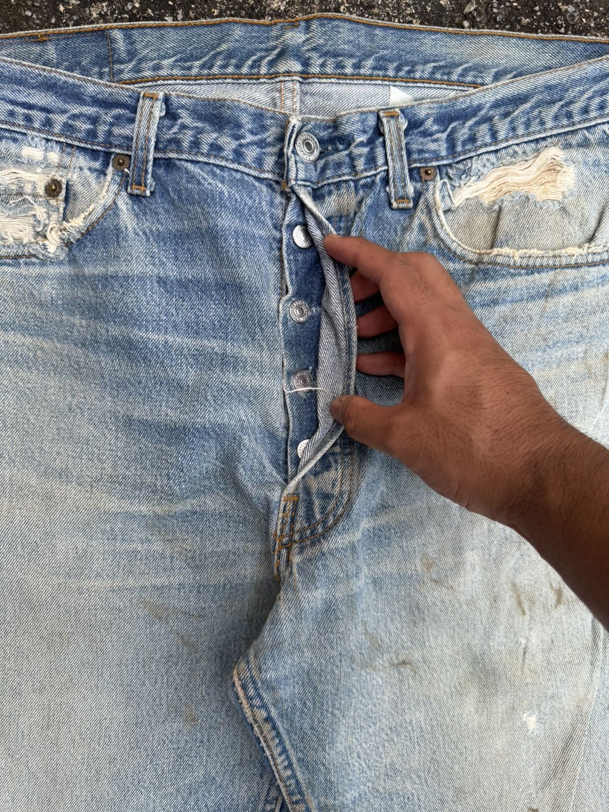 Levi's × Vintage Vintage 80s Levis 501xx USA denim jeans Size US 36 / EU 52 - 4 Thumbnail