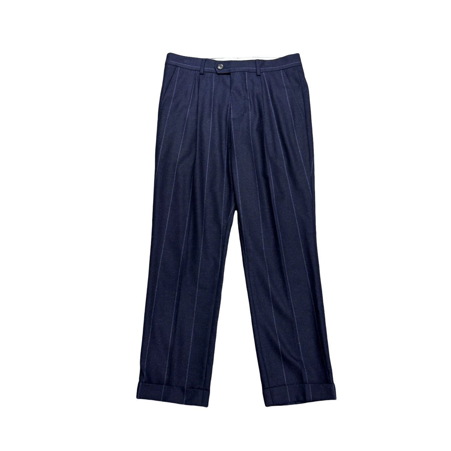 Brunello Cucinelli Brunello Cucinelli Pinstripe Casual Pants Size 30 Size US 30 / EU 46 - 1 Thumbnail
