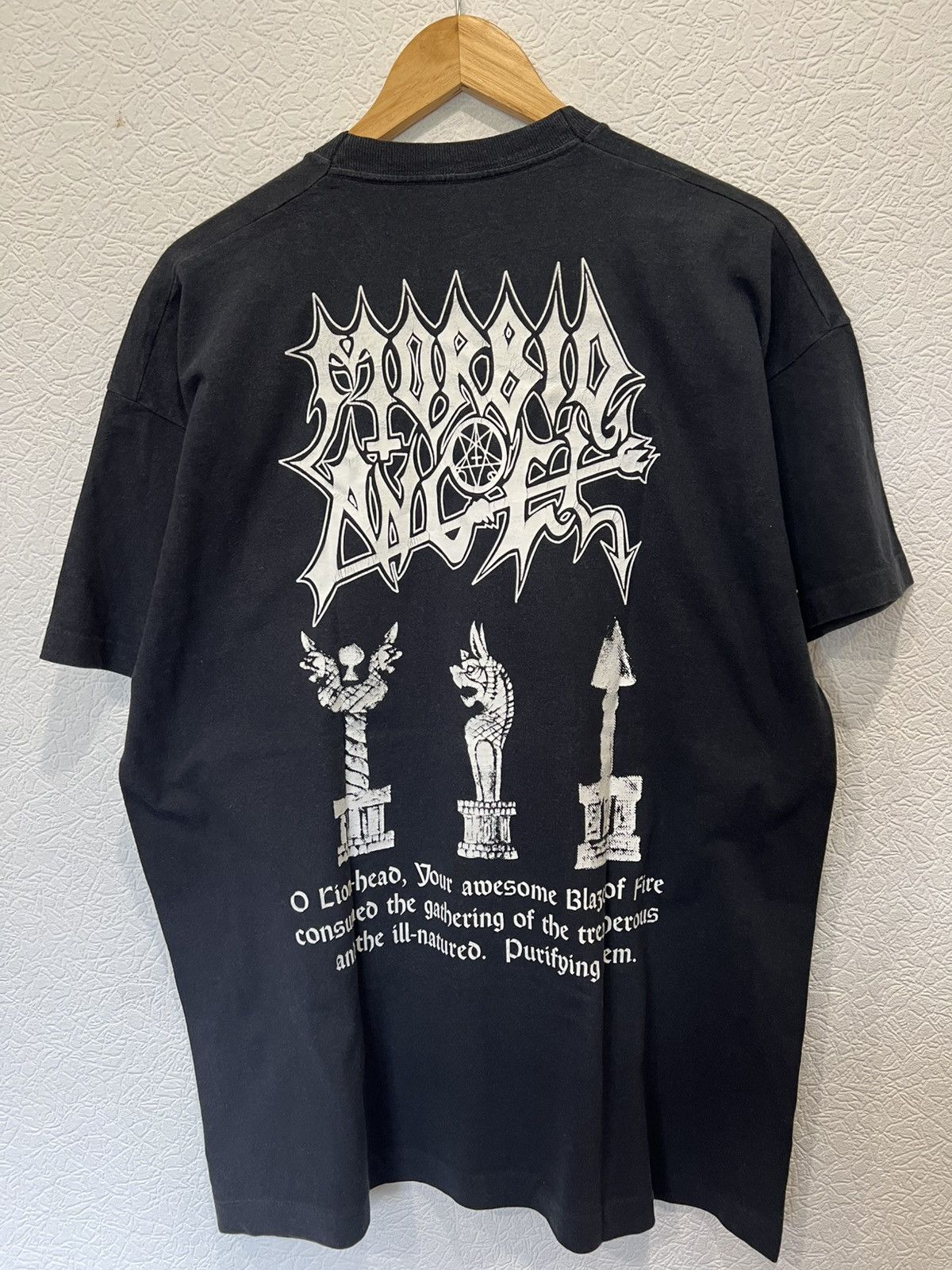 Band Tees Morbid Angel 1998 T Shirt Vintage Rare Formulas fatal to the Size US XL / EU 56 / 4 - 7 Thumbnail