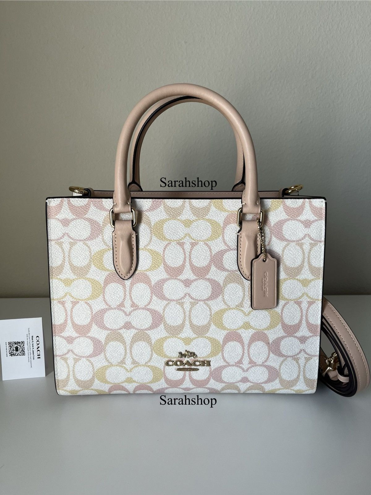 Coach Coach Maggie Small Tote Bag In Pretty Signature Canvas Size ONE SIZE - 2 Thumbnail