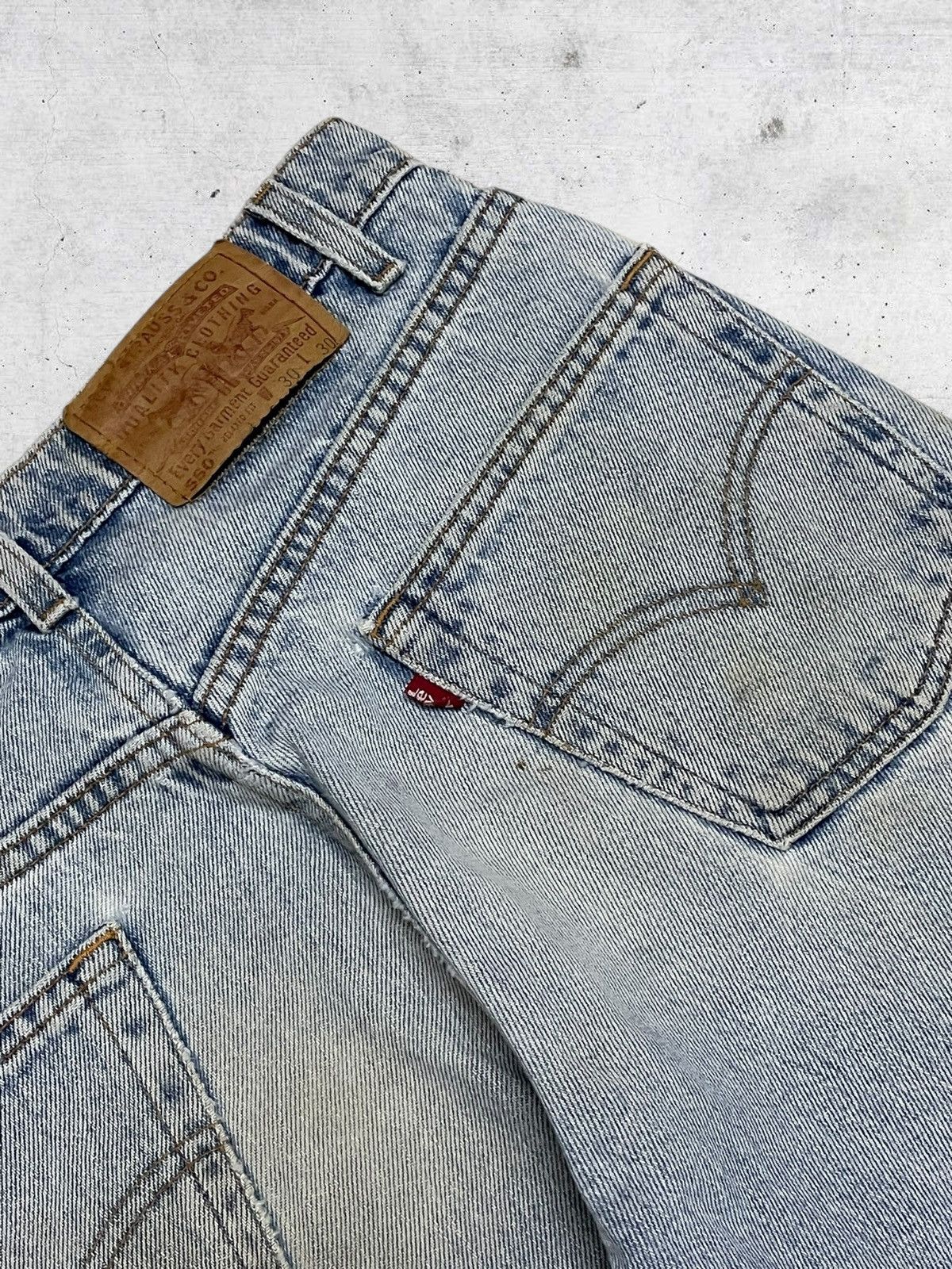 Levi's Vintage Clothing VINTAGE 550 LEVIS USA DESIGNER 90S RELAXED MUDWASH OG DENIM Size US 28 / EU 44 - 15 Thumbnail