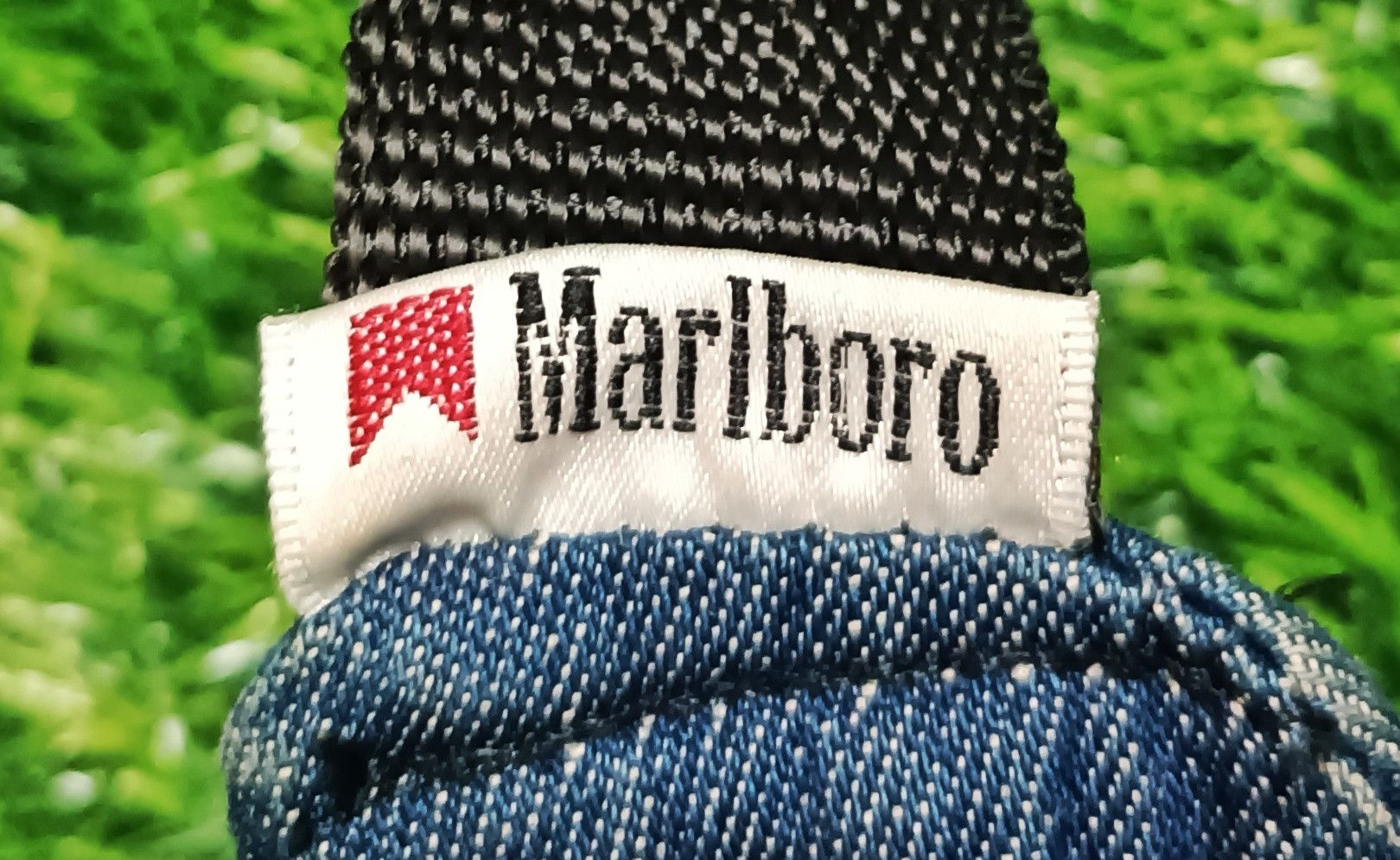 Marlboro Classics × Vintage MARLBORO VINTAGE 90'S THREE STAR DENIM WAISTBAG POUCHBAG Size ONE SIZE - 3 Thumbnail