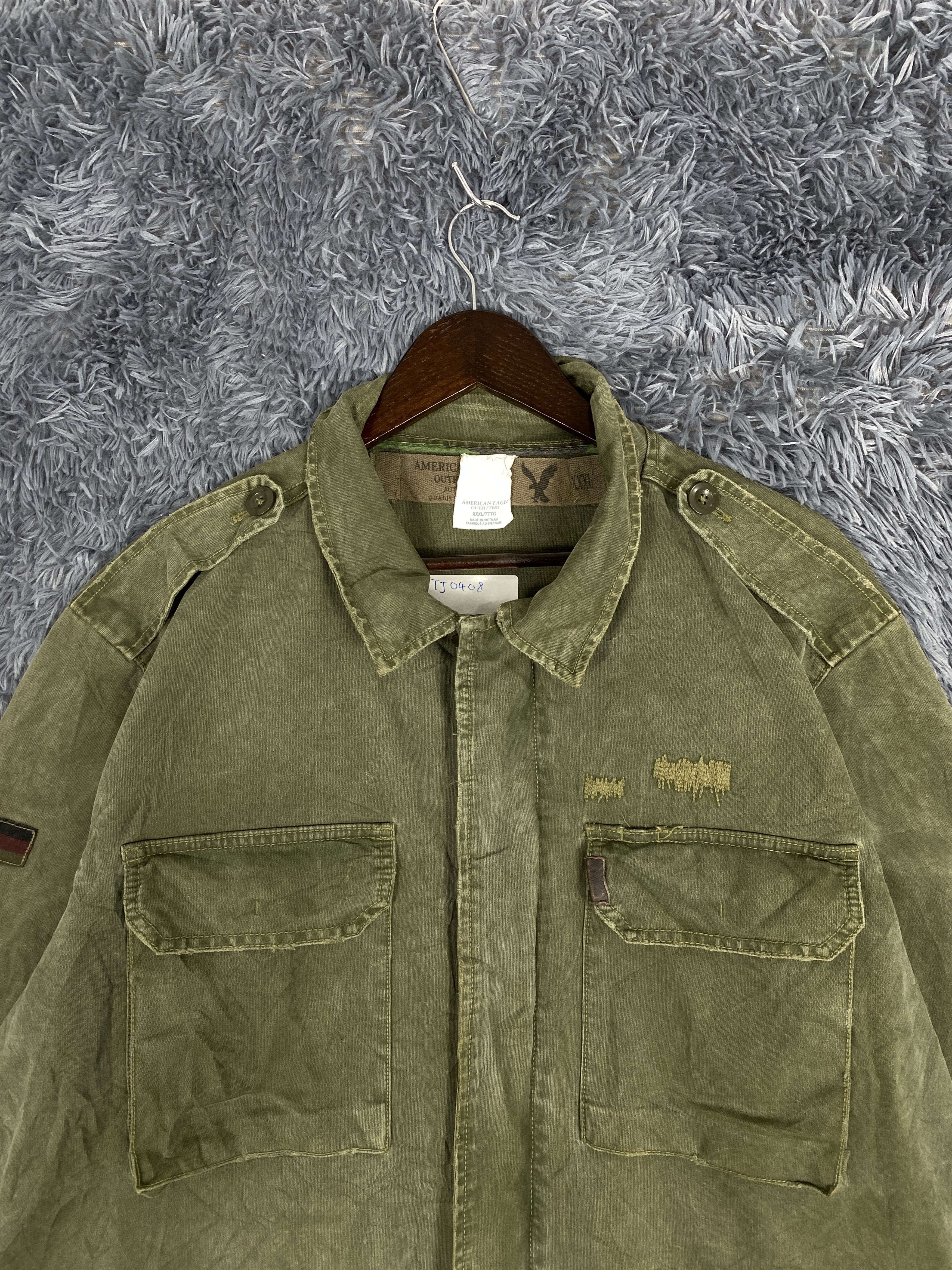 American Eagle Outfitters Vintage American Eagle Outfitters Zip Up Jacket Size US XXL / EU 58 / 5 - 2 Thumbnail