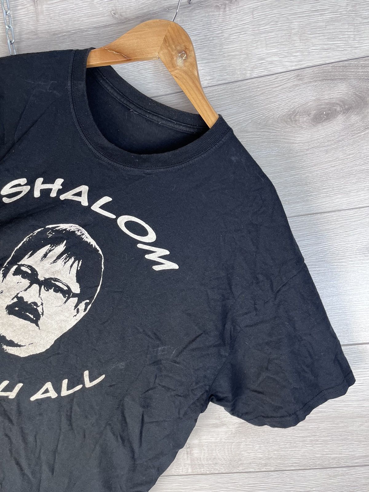 Fruit Of The Loom Vintage men’s Merch T-shirt «Shalom To you All» humor +18 Size US XL / EU 56 / 4 - 6 Thumbnail