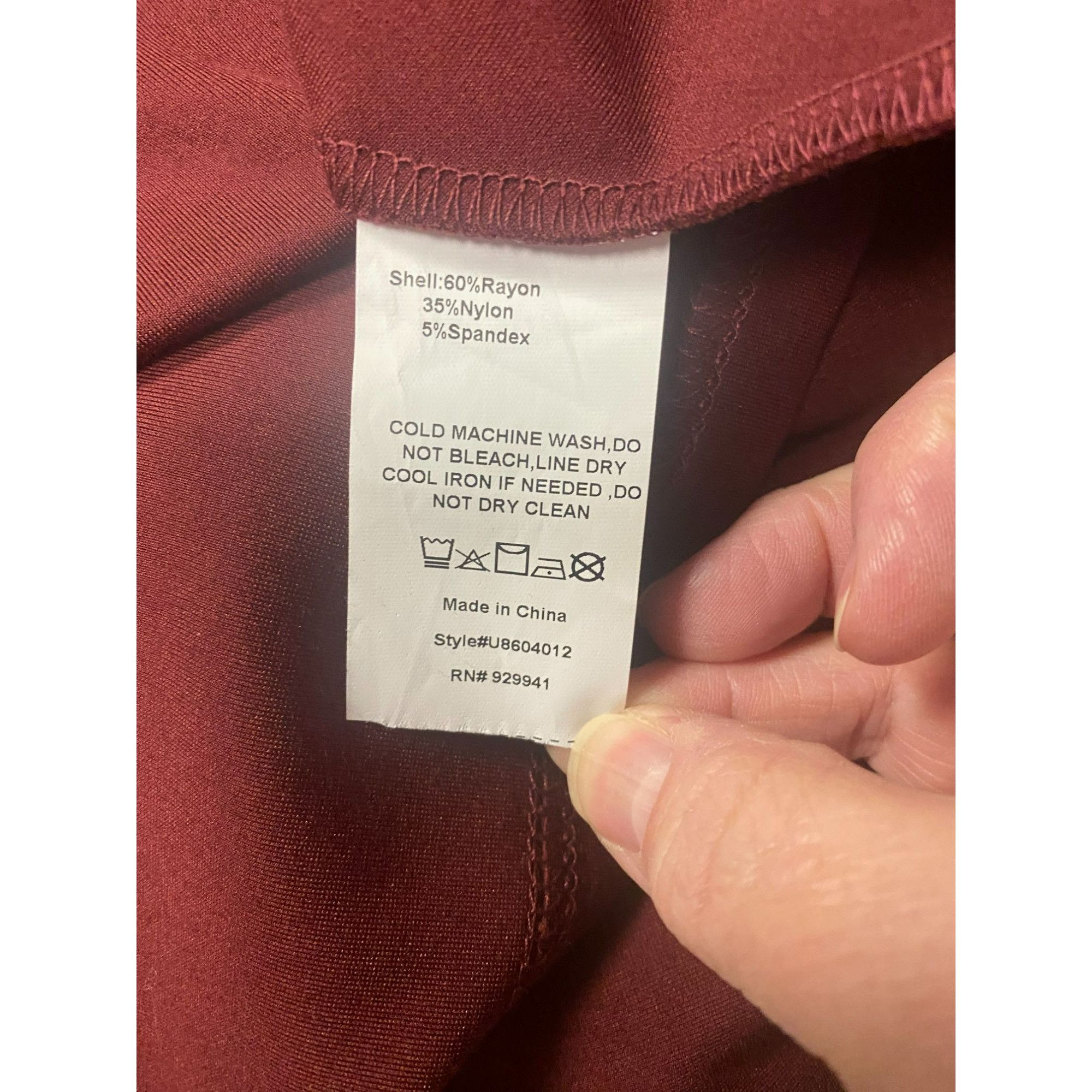 Other Suzanne Betro Womens Plus Size 1X Dress Burgundy Red Lace an Size XL / US 12-14 / IT 48-50 - 11 Thumbnail