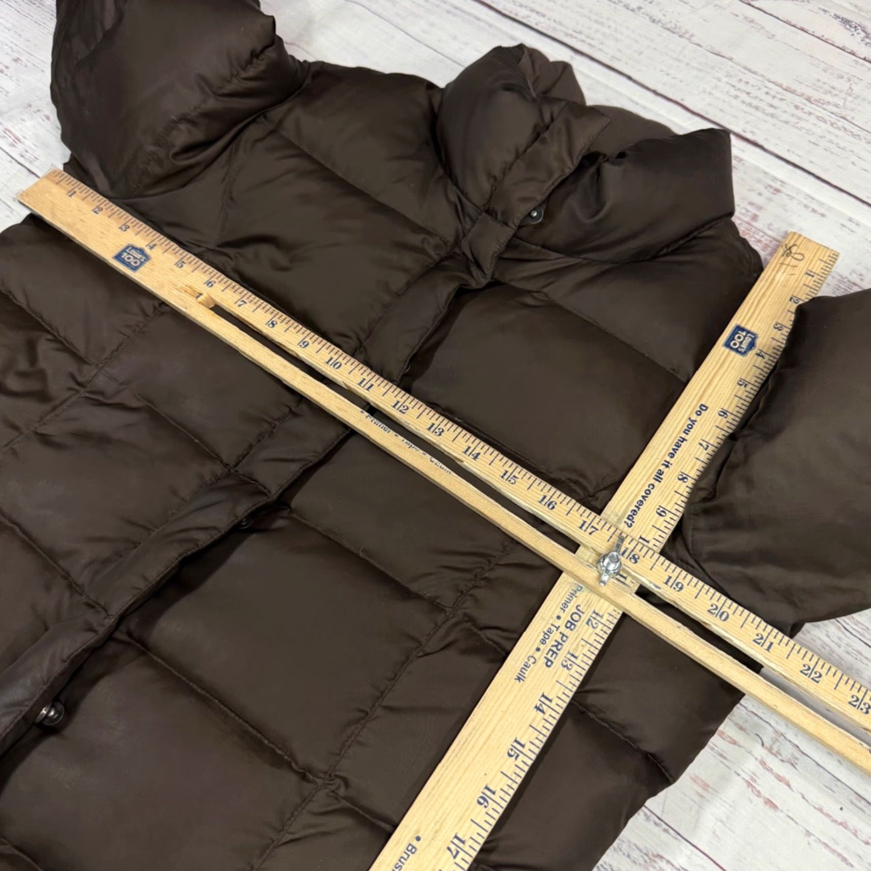 Eddie Bauer Eddie Bauer Womens Puffer Jacket Sz L Brown Down Premium Goose Down Night? Size L / US 10 / IT 46 - 3 Thumbnail