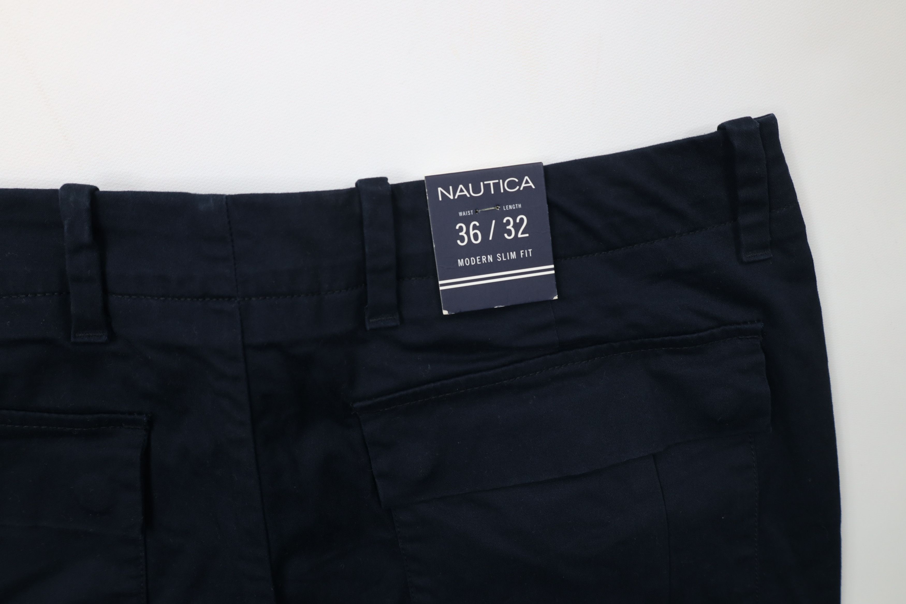 Nautica Deadstock Vintage Y2K Nautica Surplus Cargo Pants Navy Blue Size US 36 / EU 52 - 12 Thumbnail