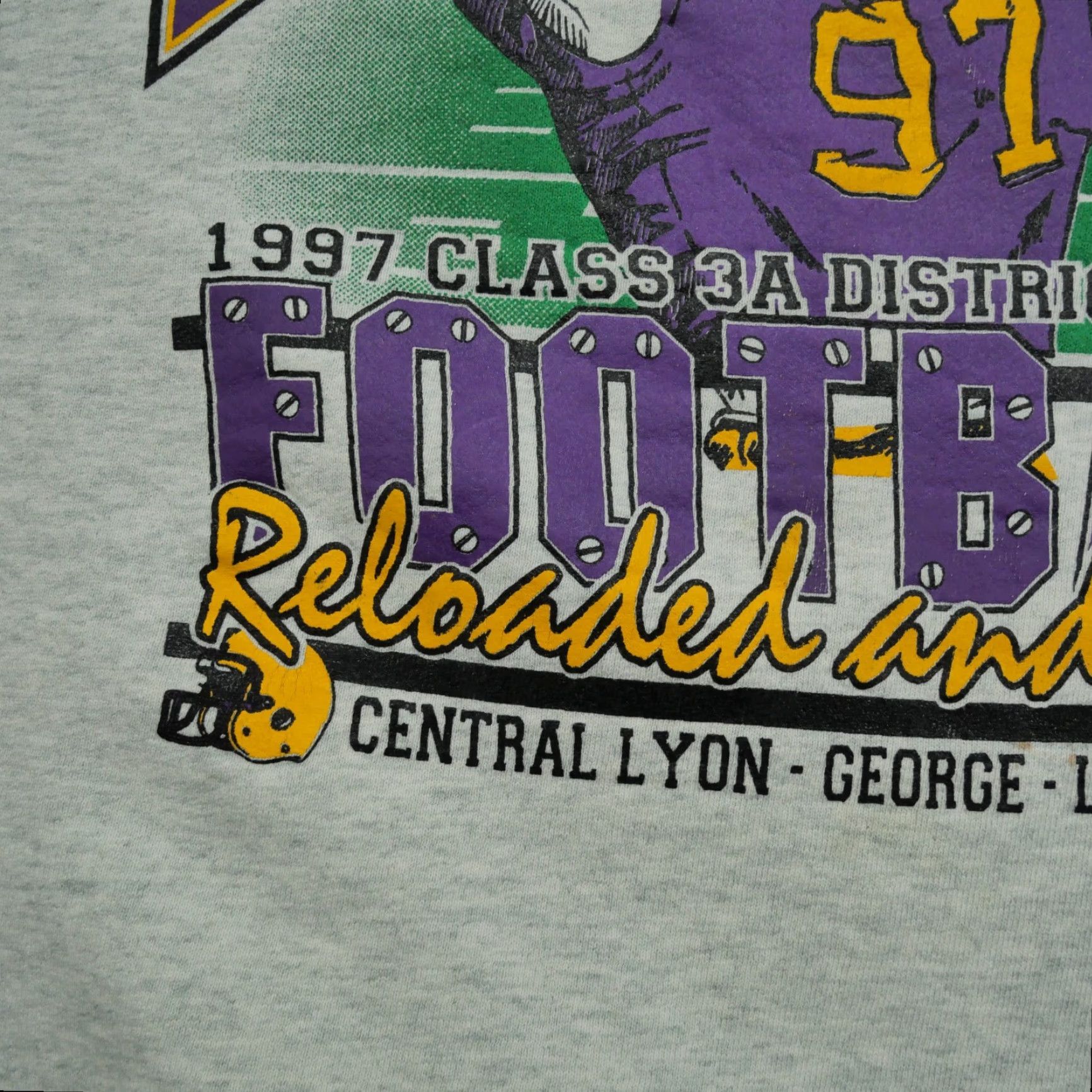 Fruit Of The Loom VINTAGE Fruit of the Loom Sweatshirt Men 90s Pullover Crew Neck XL Gray/Gray Football Winter 1997 Size US XL / EU 56 / 4 - 4 Thumbnail