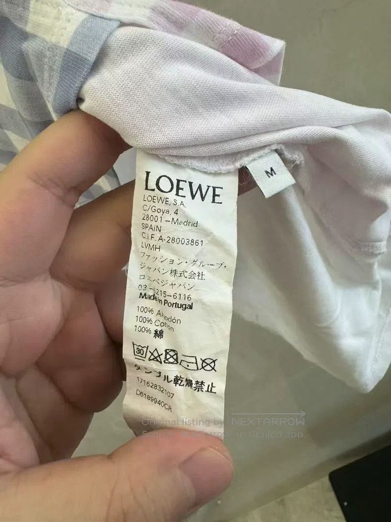 Loewe Loewe Patchwork Plaid Asymmetrical Short Sleeve Size M / US 6-8 / IT 42-44 - 4 Thumbnail
