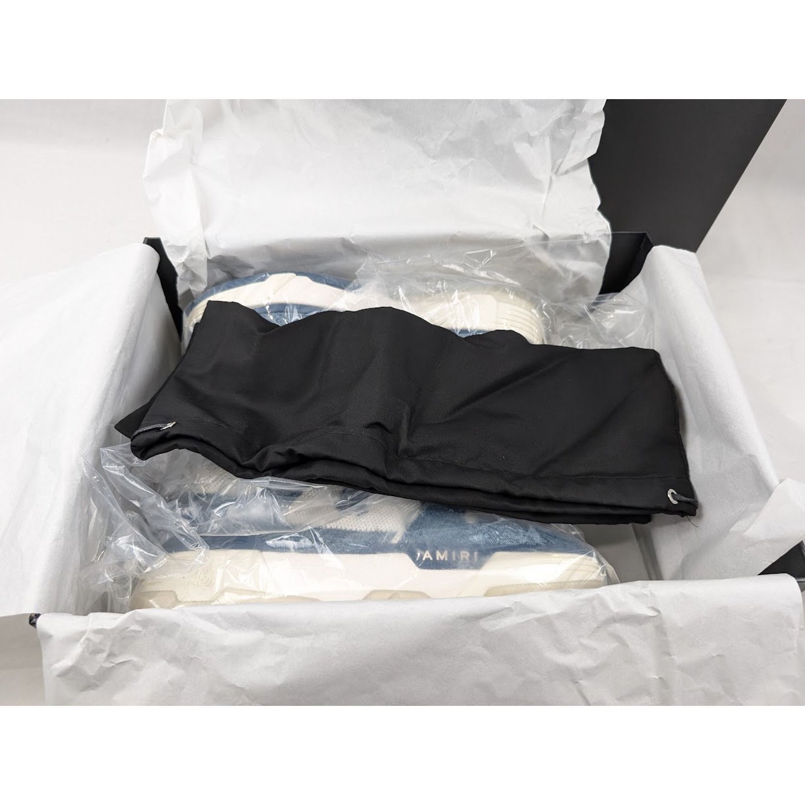 Amiri o1rshd1 Q:2 / Vintage Denim MA-1 Sneakers in Washed Indigo Size US 10 / EU 43 - 20 Thumbnail