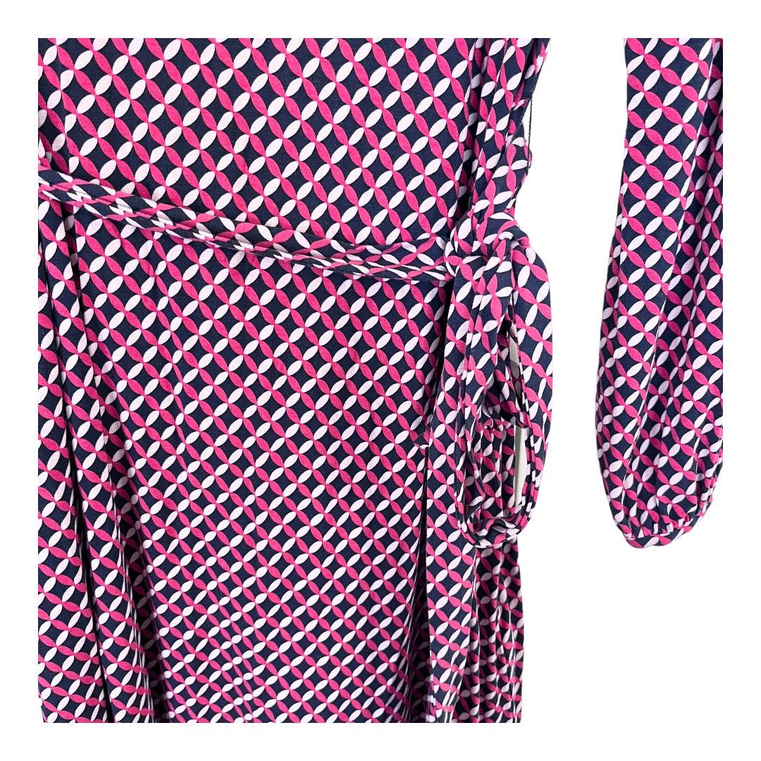 Boden Boden Jersey Dress Holly Geometric Print Tie Waist Size 12R Size XL / US 12-14 / IT 48-50 - 7 Thumbnail