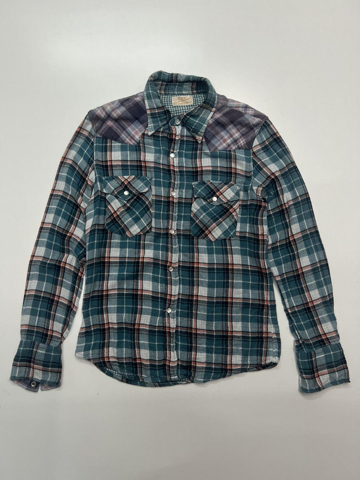 Lee VINTAGE LEE SPORTWEAR UNION MADE PEARL SNAP BUTTON FLANNEL Size US S / EU 44-46 / 1 - 1 Thumbnail