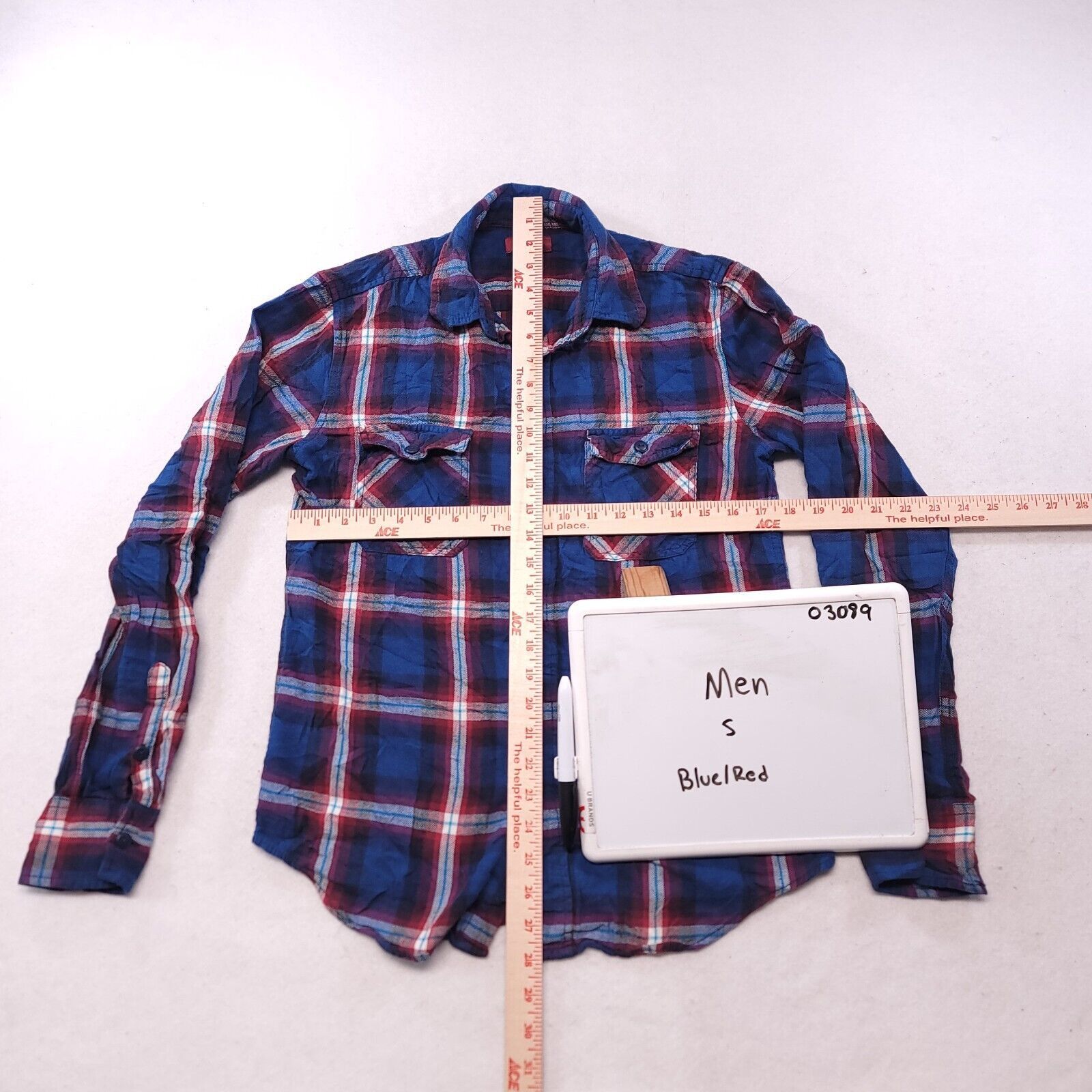 Arizona Jean Co. Arizona Jean Co Tartan Flannel Shirt Mens Size Small S Blue Size US S / EU 44-46 / 1 - 6 Thumbnail