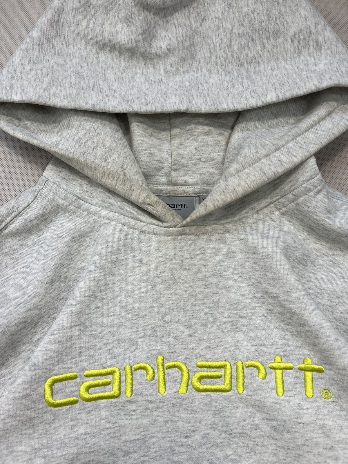 Carhartt Hoodie Carhartt Big Logo Grey Size US XL / EU 56 / 4 - 4 Thumbnail