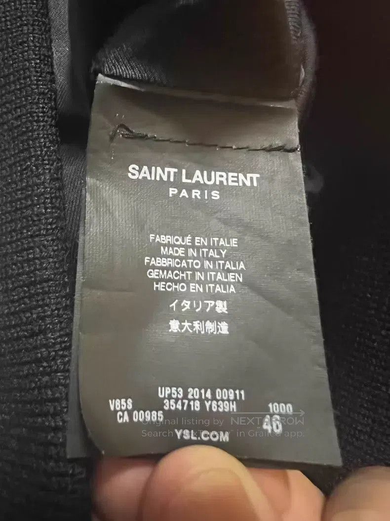Saint Laurent Paris Saint Laurent Paris Black Samurai Baseball Jacket i Size US S / EU 44-46 / 1 - 4 Thumbnail