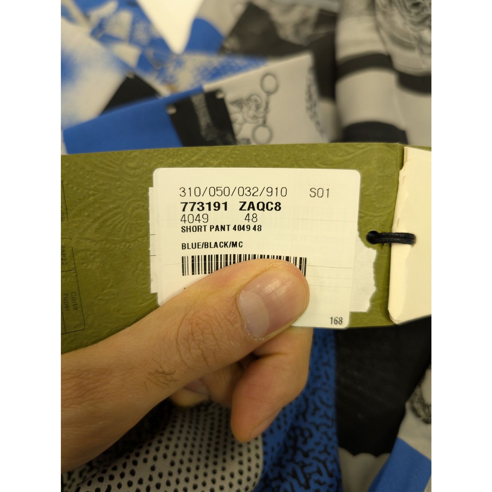Gucci o1rshd1 Short Pant in Blue/Black 48 Size US 32 / EU 48 - 22 Thumbnail