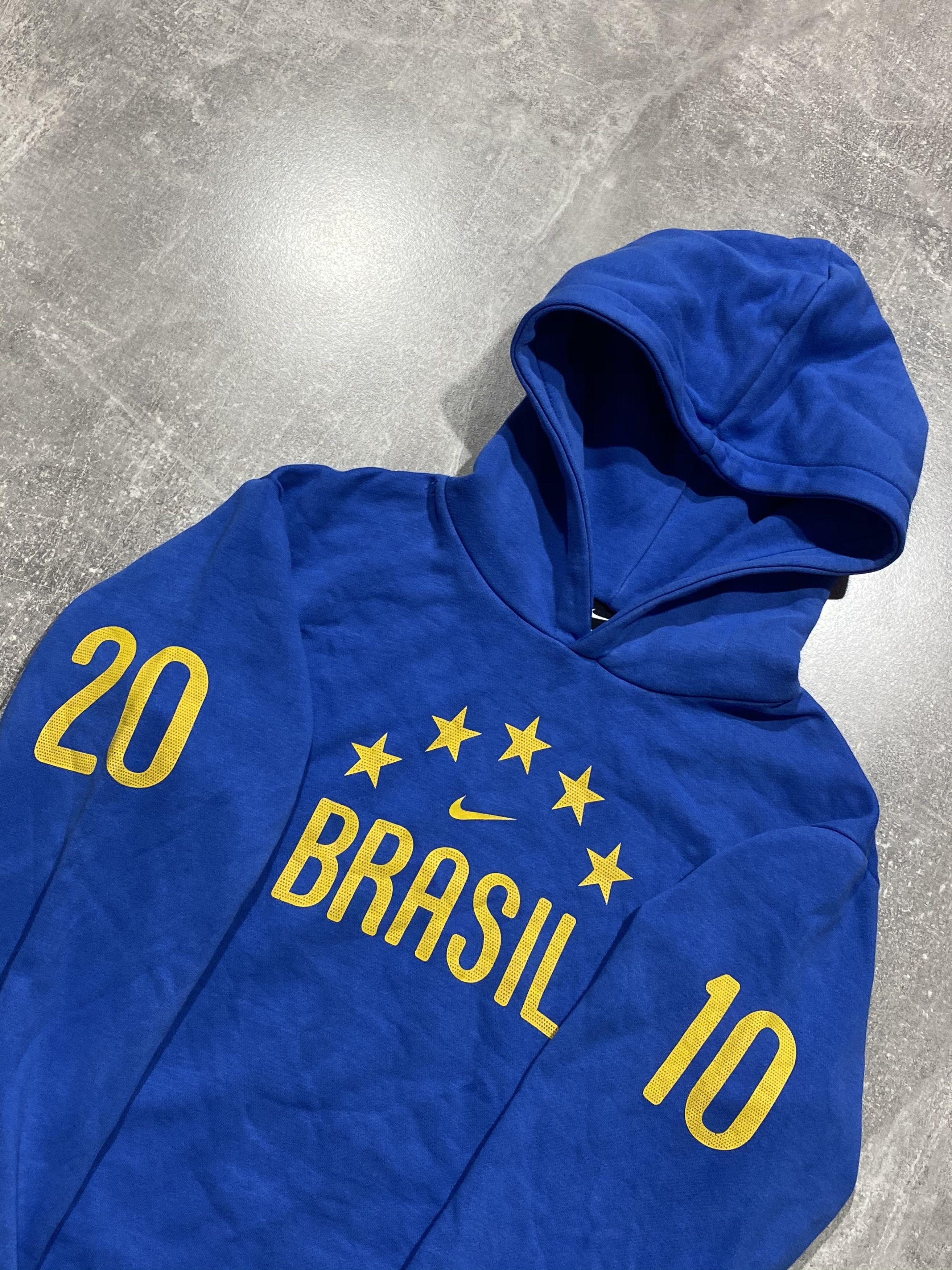 Nike Vintage Y2K Brazil Center Swoosh Big logo hoodie Size US XS / EU 42 / 0 - 2 Thumbnail