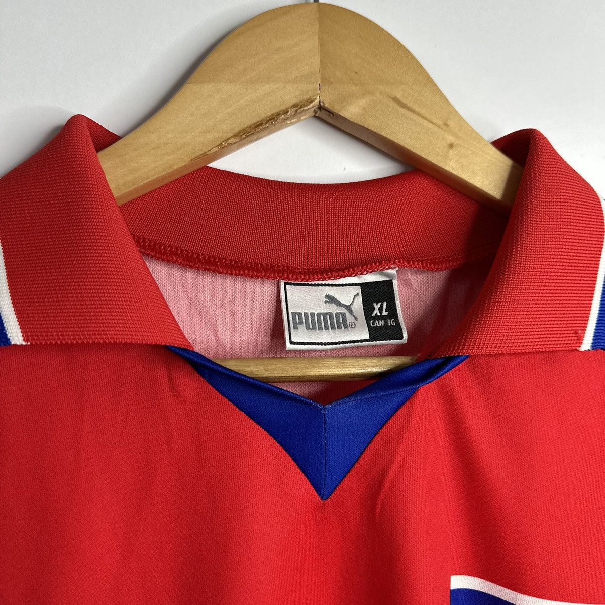 Puma Czech Republic Puma 1998 6 Berger Home Vintage Jersey Size US M / EU 48-50 / 2 - 6 Thumbnail
