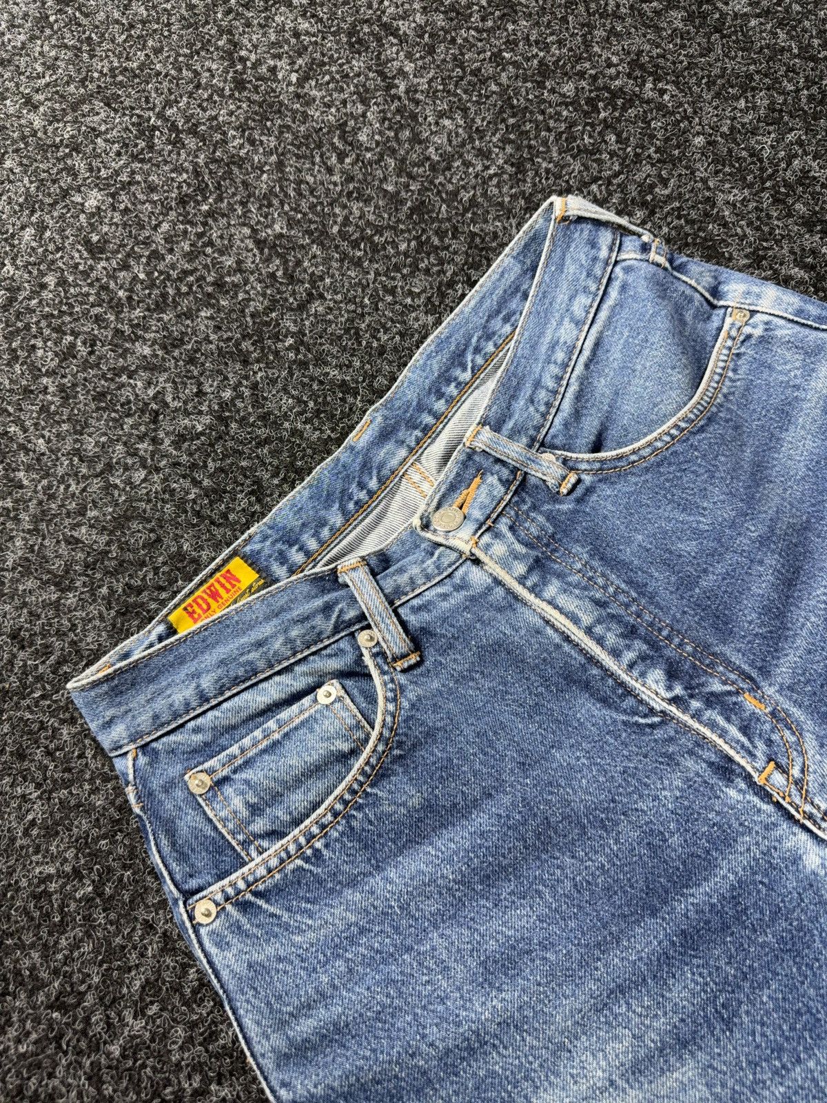 Edwin Vintage 90s Retro Edwin Japan Faded Wash Straight Jeans Y2K Size US 30 / EU 46 - 9 Thumbnail