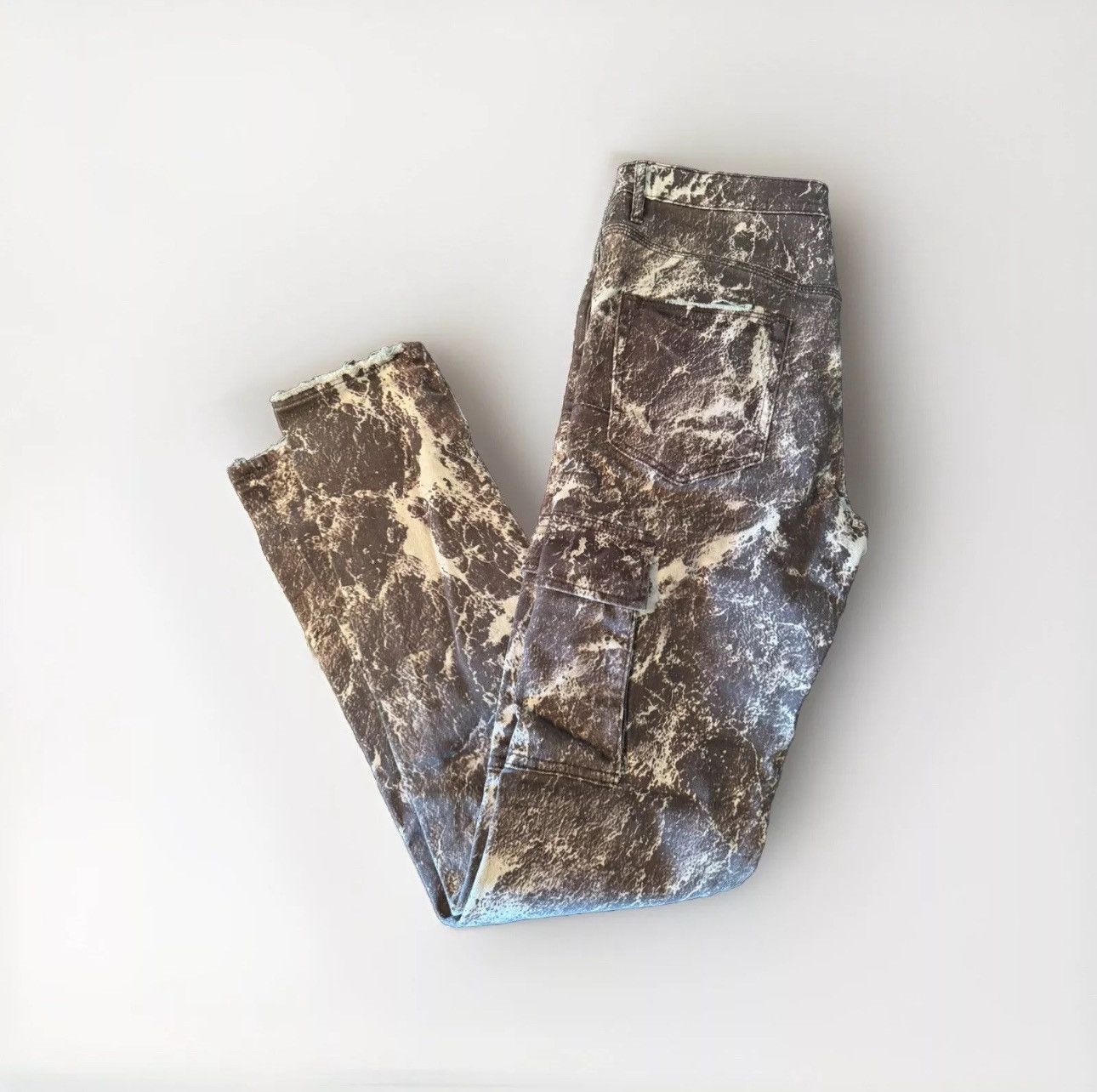 Purple Brand Purple Brand Denim | Brown Marble, Tapered Cargo Size US 32 / EU 48 - 3 Thumbnail