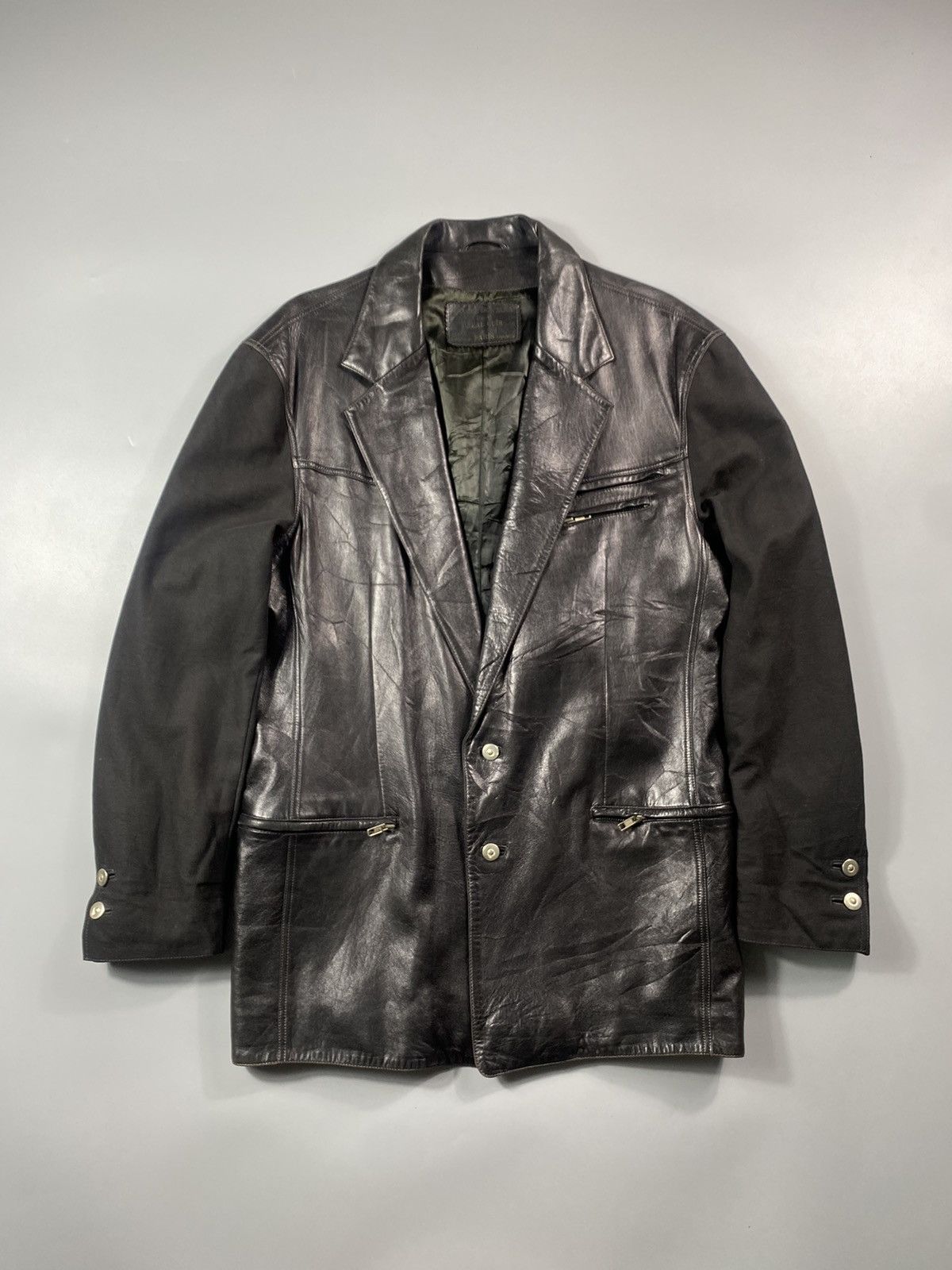 Claude Montana Claude Montana Vintage Leather Jacket | Grailed