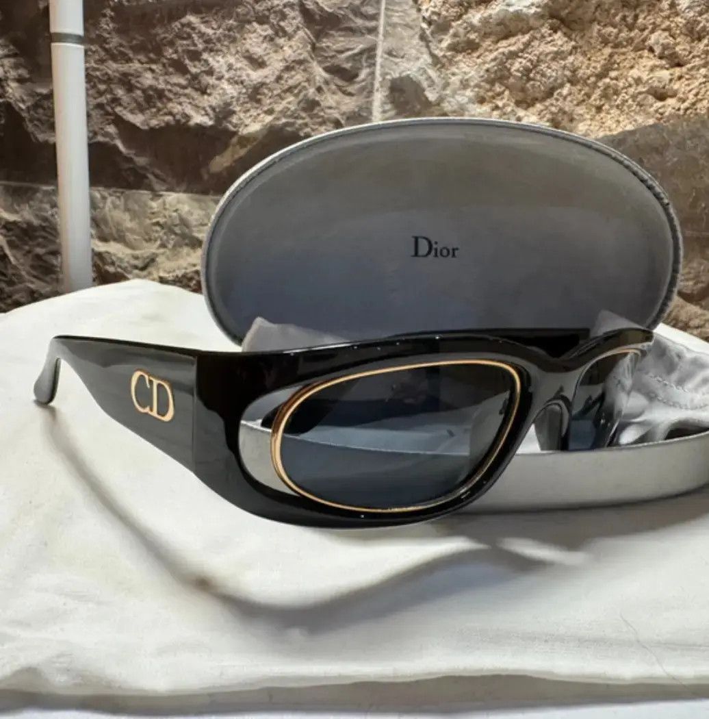 Dior Sunglasses 🇺🇸 TAX FREE Ski Bike Pop Rimless Vintage
