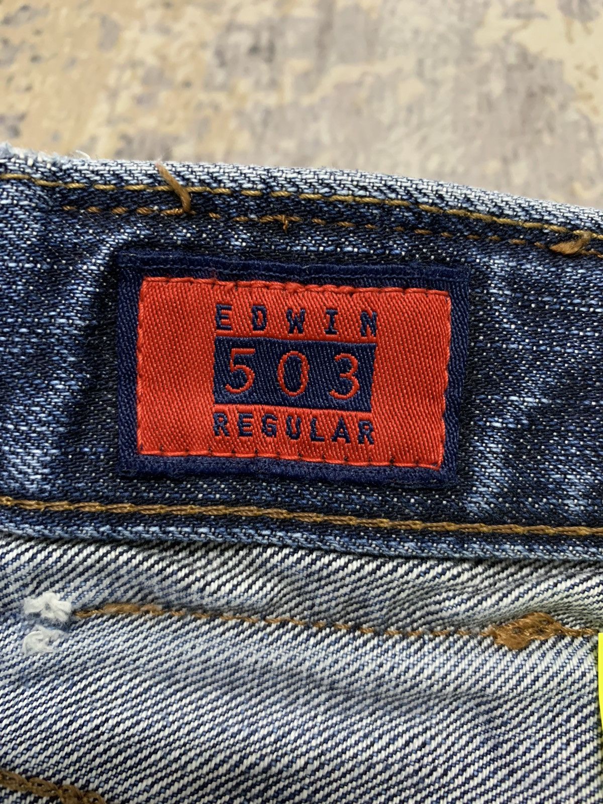 Edwin EDWIN 503 REGULAR DENIM JEANS BLUE WASH Size US 33 - 13 Thumbnail
