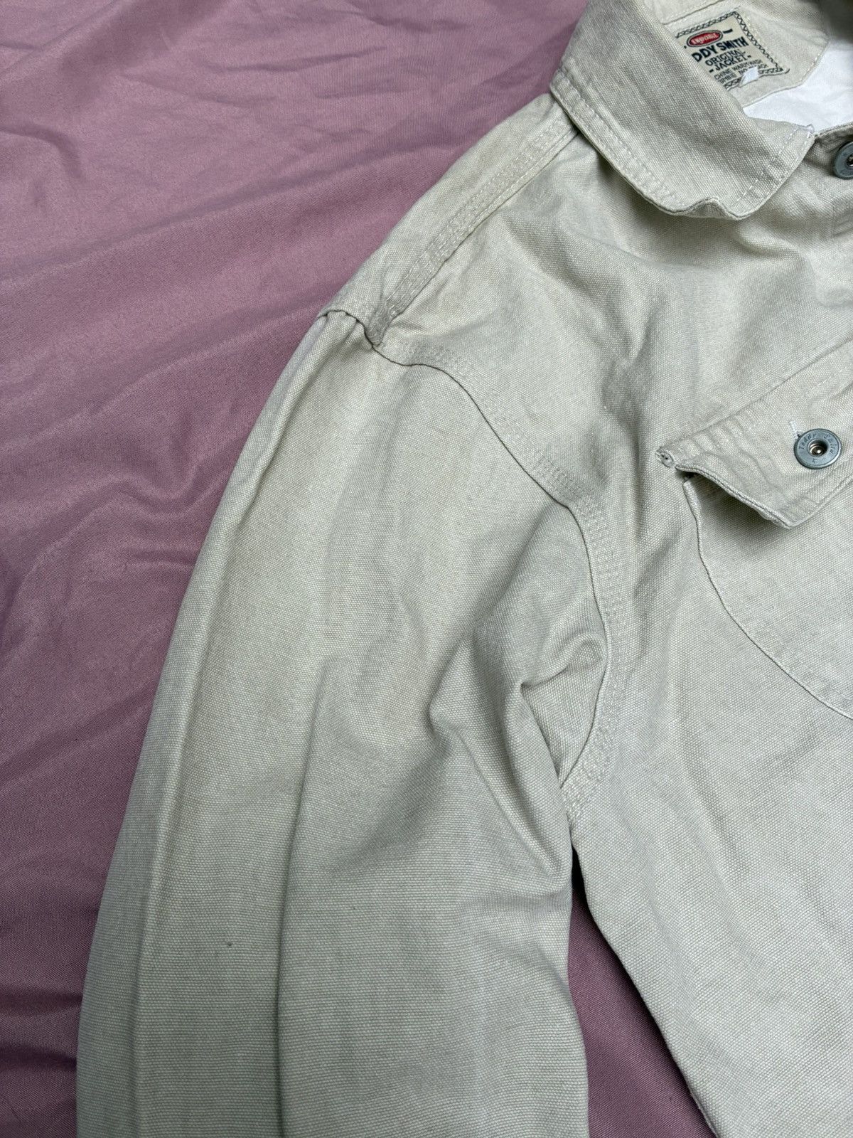 Other TEDDY SMITH TEXTURED COTTON CANVAS CHORE JACKET Size US L / EU 52-54 / 3 - 5 Thumbnail