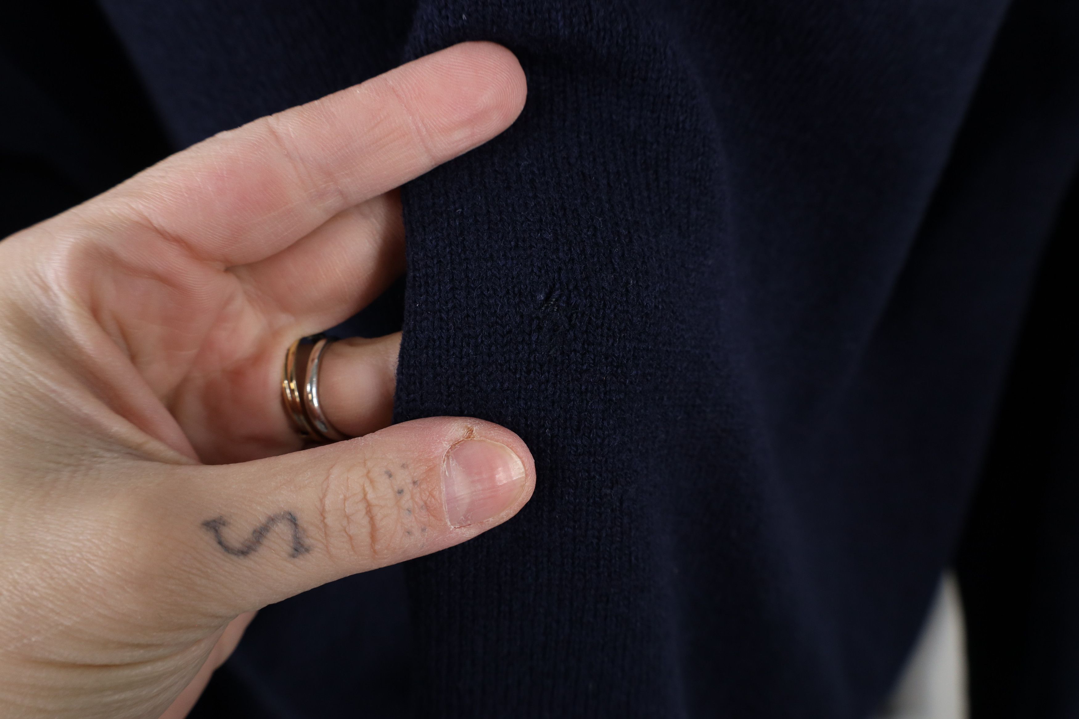 L.L. Bean × Vintage Vintage 90s LL Bean Lambswool Knit Crewneck Sweater Blue Size US XXL / EU 58 / 5 - 5 Thumbnail