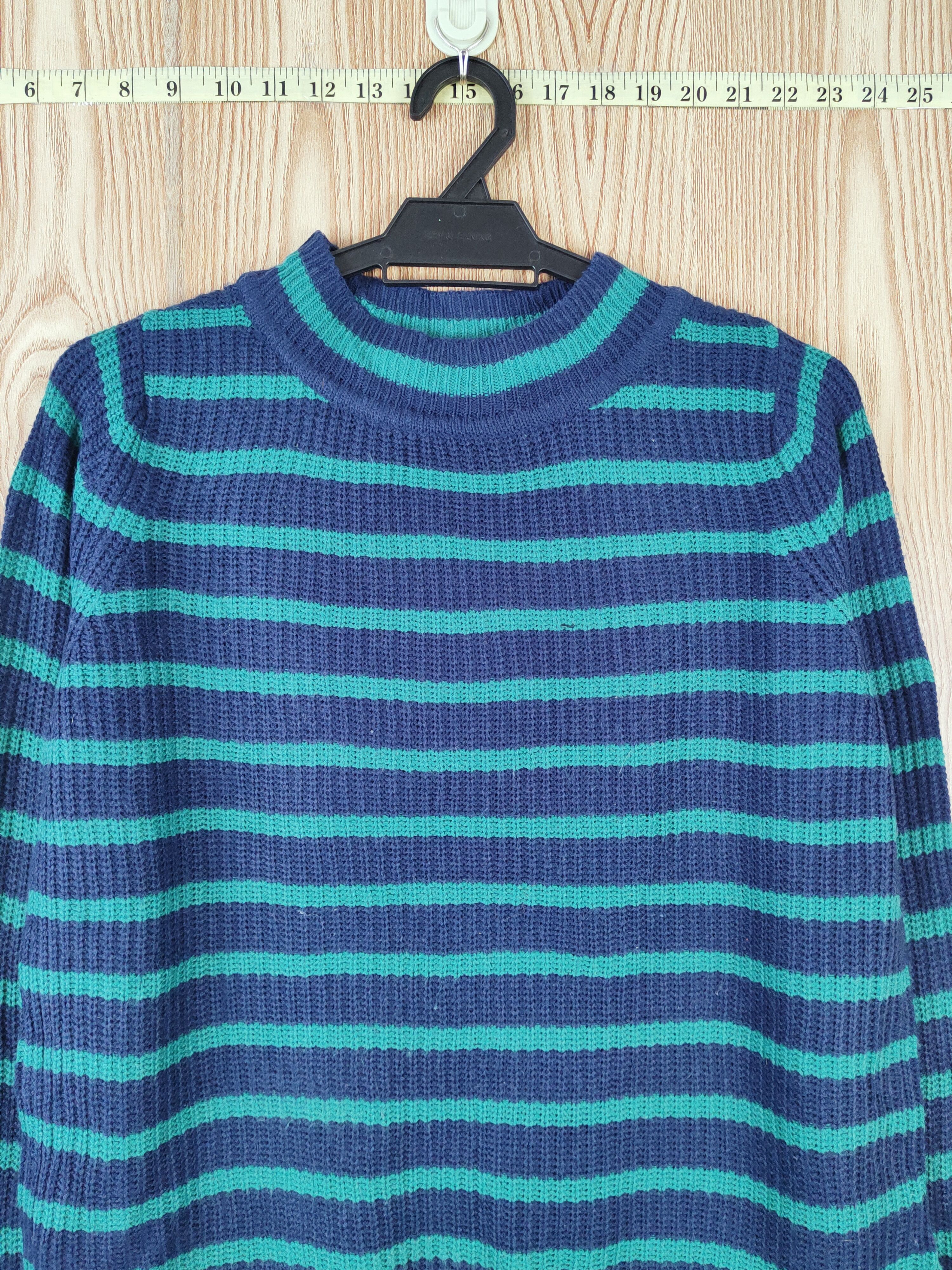 GU GU japan Stripe Knitwear Sweatshirts like kurt cobain #W310 Size US M / EU 48-50 / 2 - 2 Thumbnail