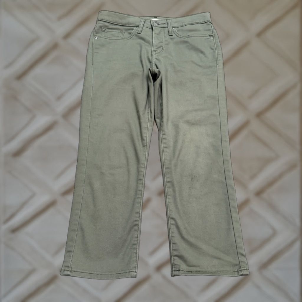 Levi's Levi's 311 Shaping Skinny Jeans Womens 27 Green Mid Rise Denim Stretch City Outdoor Vintage No Size 27" / US 4 / IT 40 - 1 Thumbnail