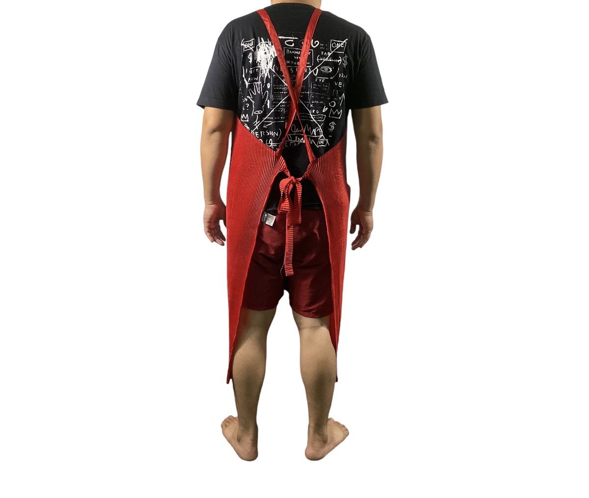 Issey Miyake × Pleats Please Issey Miyake × Tsumori Chisato Issey Miyake Pleats Please Apron Red Colour Size ONE SIZE - 4 Thumbnail