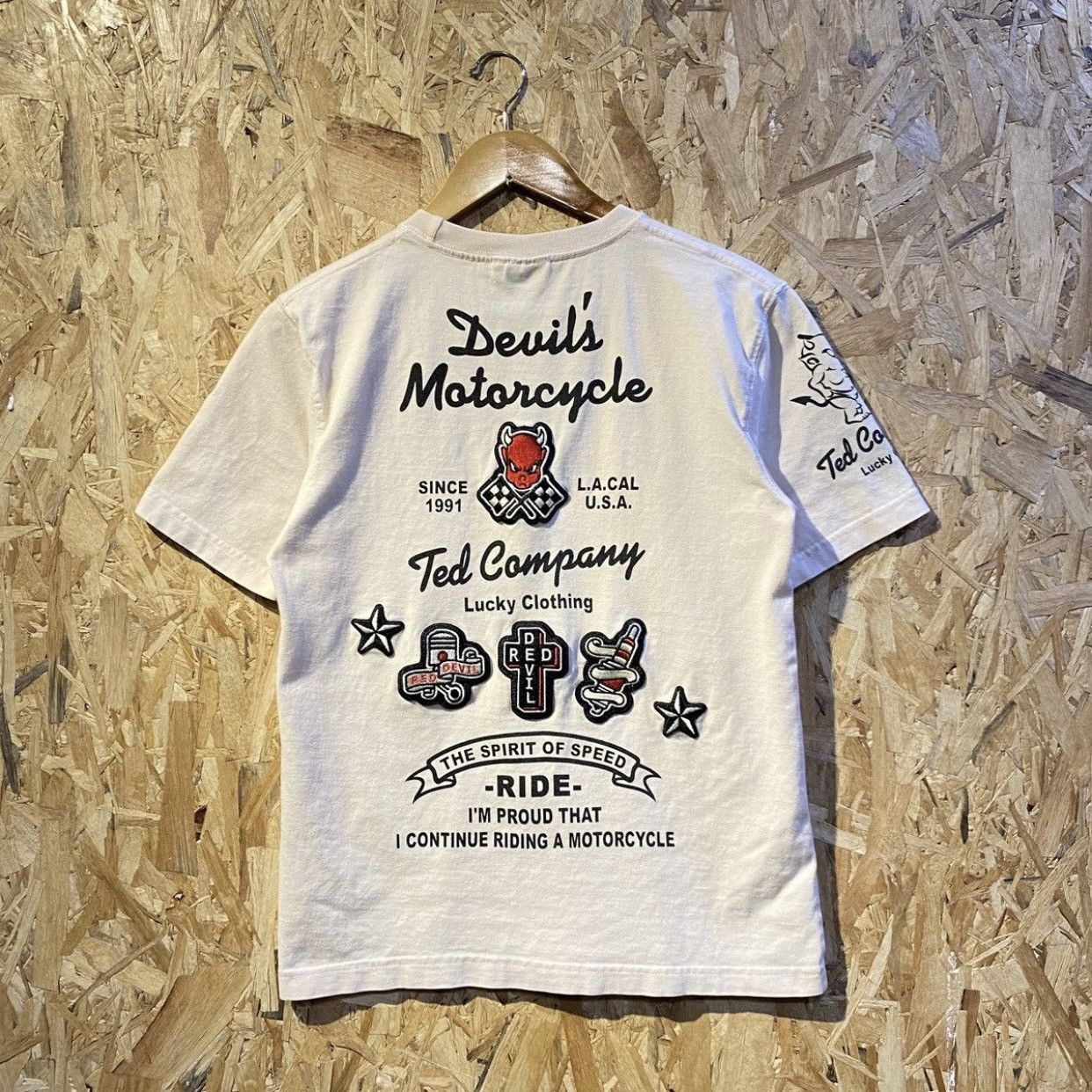 Japanese Brand × Tedman Ted company Patches Spirit Of Ride lucky red devil y2k tee Size US S / EU 44-46 / 1 - 1 Thumbnail