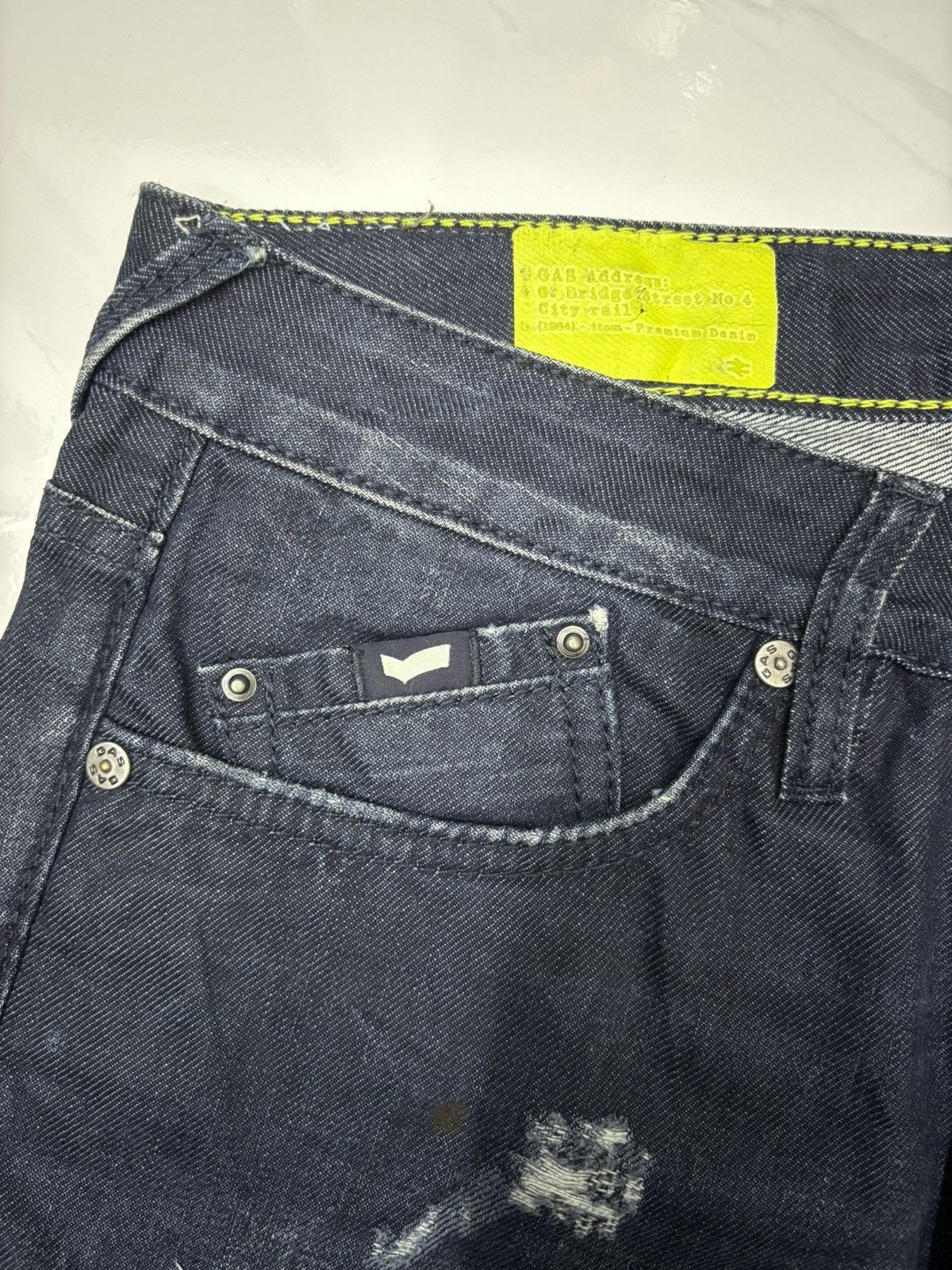 GAS × Hysteric Glamour GAS ADDRESS DARK DENIM STRAIGHT LEG JEAN Size US 32 / EU 48 - 9 Thumbnail