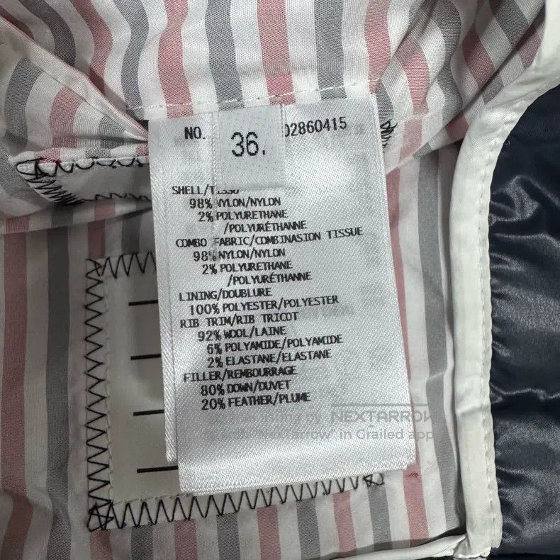 Thom Browne Thom Browne Classic four-striped puffer vest Size US S / EU 44-46 / 1 - 5 Thumbnail