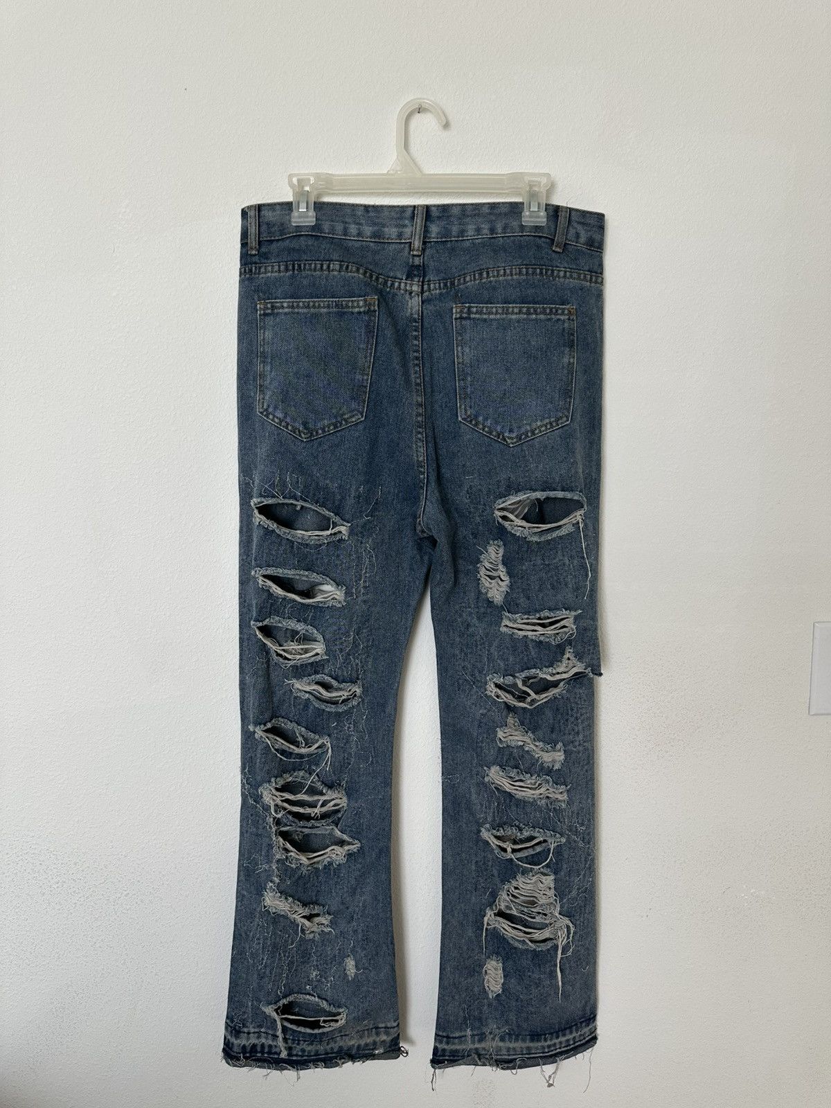 Other Balenciaga style distressed jeans Size US 32 / EU 48 - 3 Thumbnail