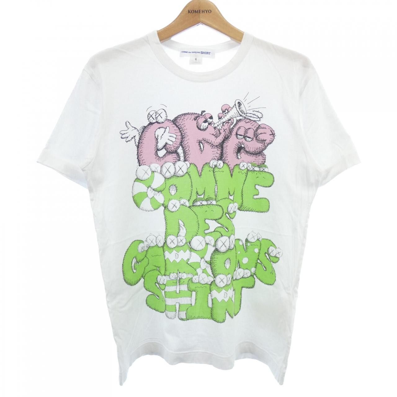 Comme des Garcons Comme des Garçons Comme des Garcons KAWS Cotton T Shirt Textile T-Shirts FH-T004 DUTY FREE for USA Size ONE SIZE - 1 Thumbnail