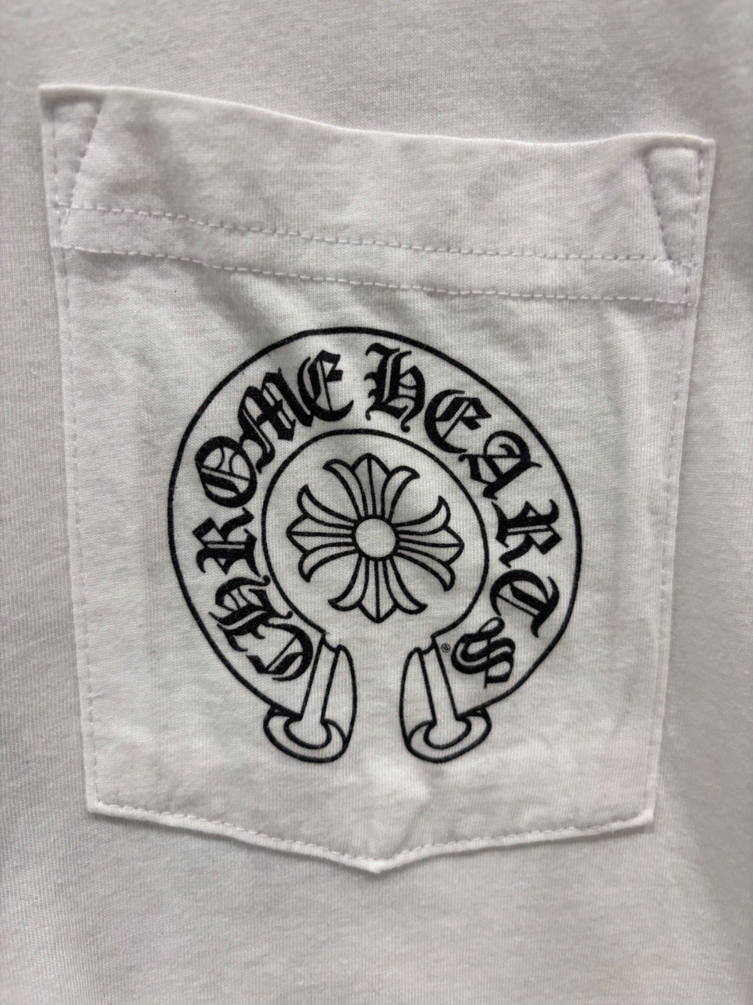Chrome Hearts Chrome Hearts Hong Kong Pocket Tee White Size US S / EU 44-46 / 1 - 3 Thumbnail